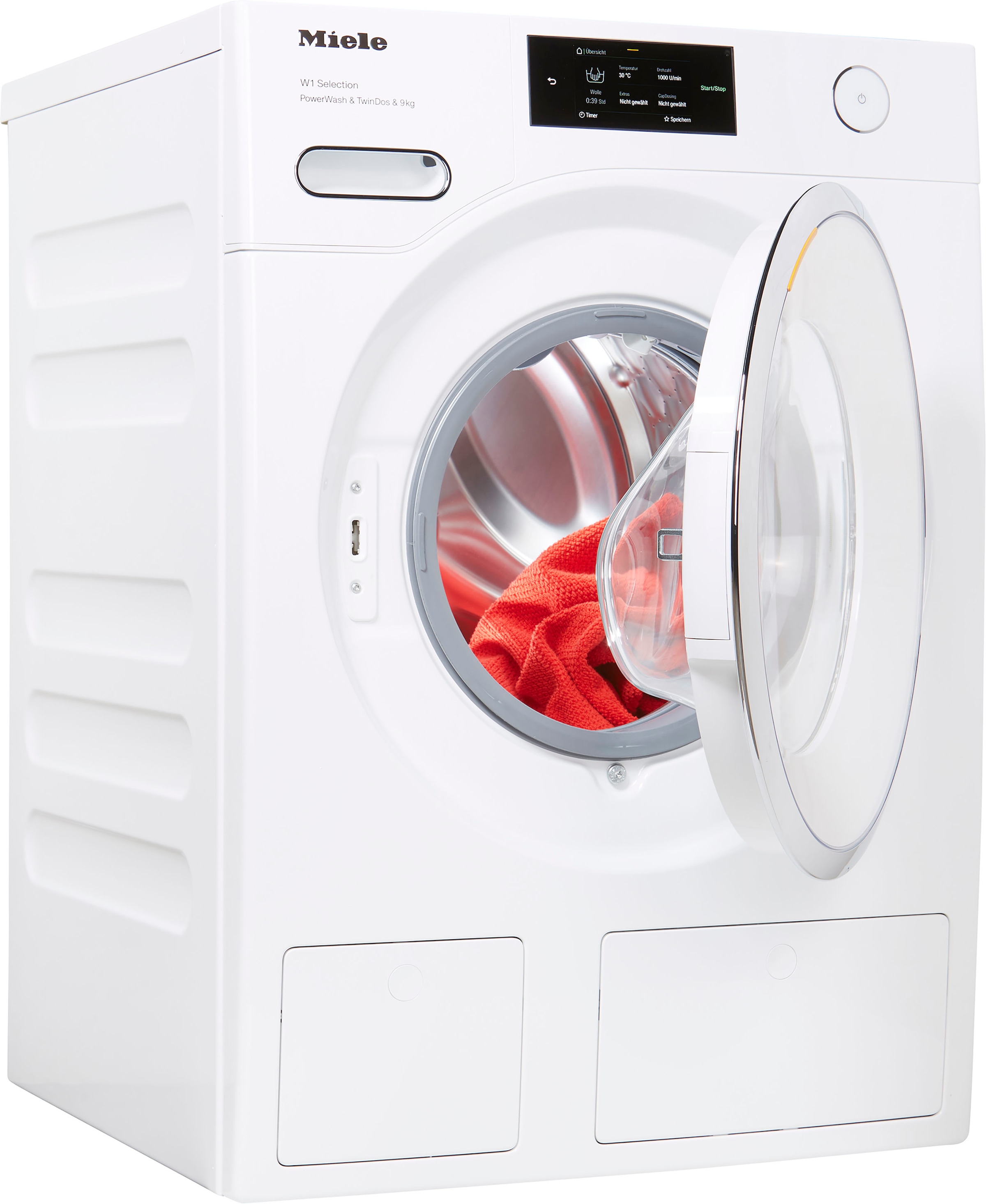 Miele Waschmaschine »WSR863WPS D LW PWash&TDos«, WSR863 WPS PWash&TDos&9kg, 9 kg, 1600 U/min, Waschassistent - nennt Ihnen das beste Programm für Ihre Textilien