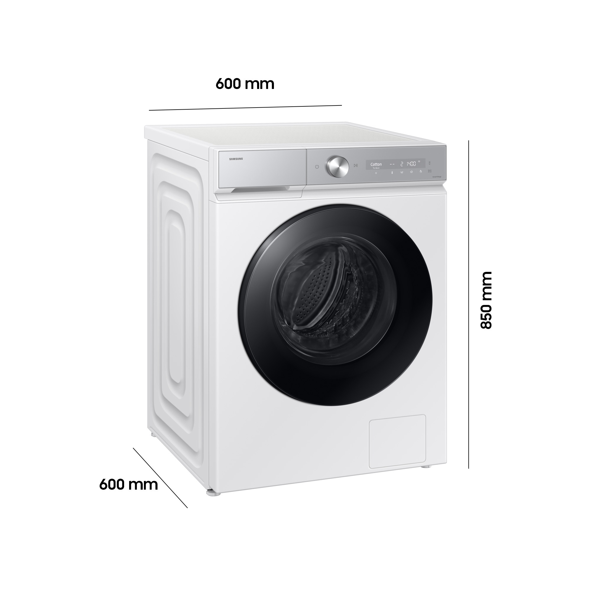 Samsung Waschtrockner »WD11DB8B85GHU2« WD8400D 11 kg /6 kg 72 dB(A) Quick Drive™ Option – Volle Waschleistung. Halbe Zeit