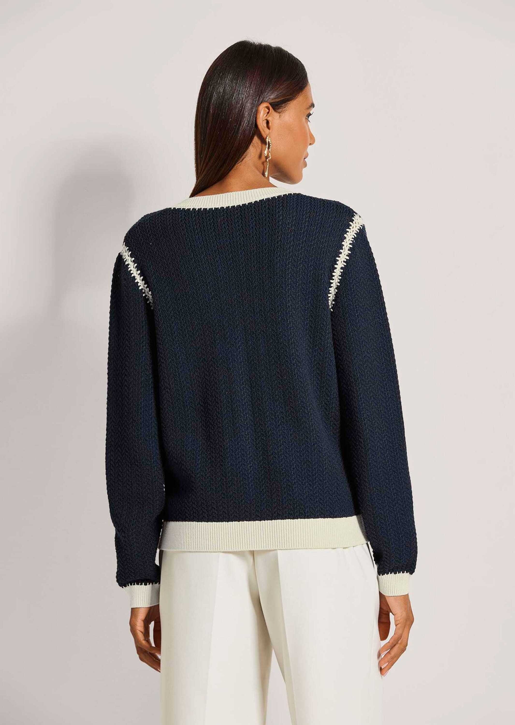 MADELEINE Strickjacke »Strickjacke Langarm Cardigan mit Zopfmuster, Kaschmir-Mix«