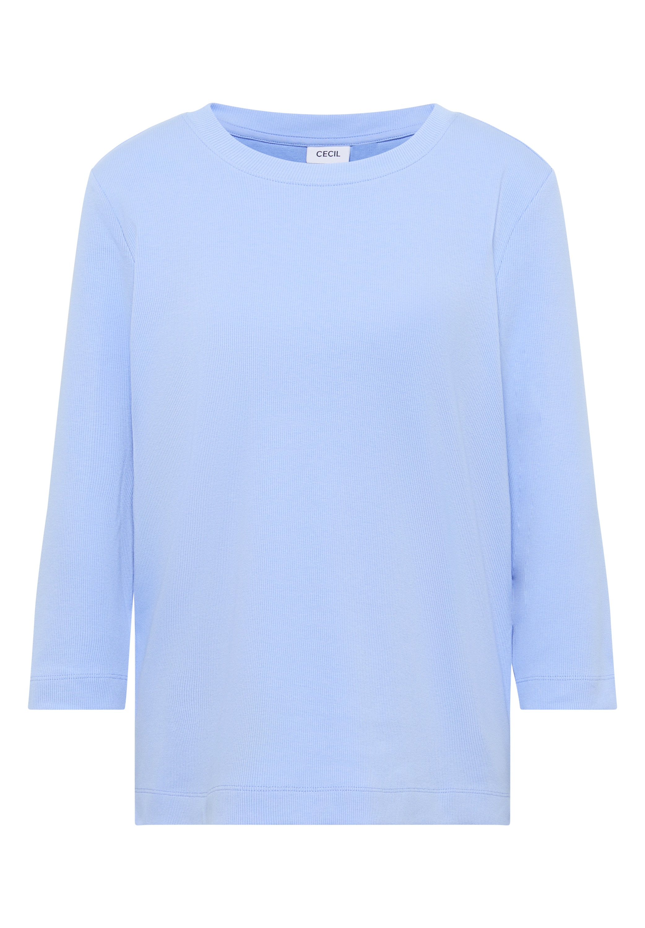 Cecil Rundhalsshirt, aus Baumwolle mit Stretchante