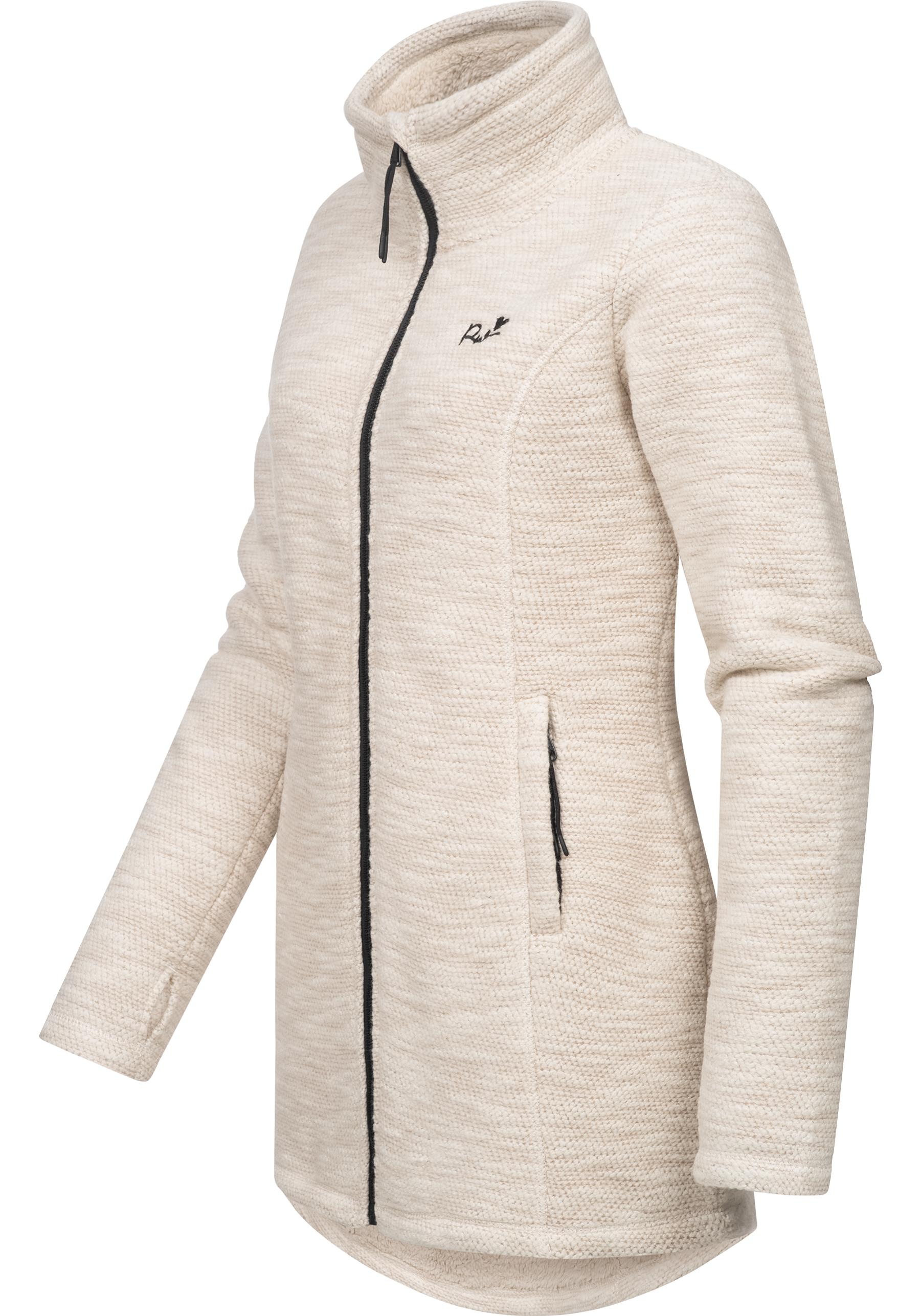 Ragwear Strickjacke »Miram Melange«, Kuschelige Übergangsjacke in Strick-Optik