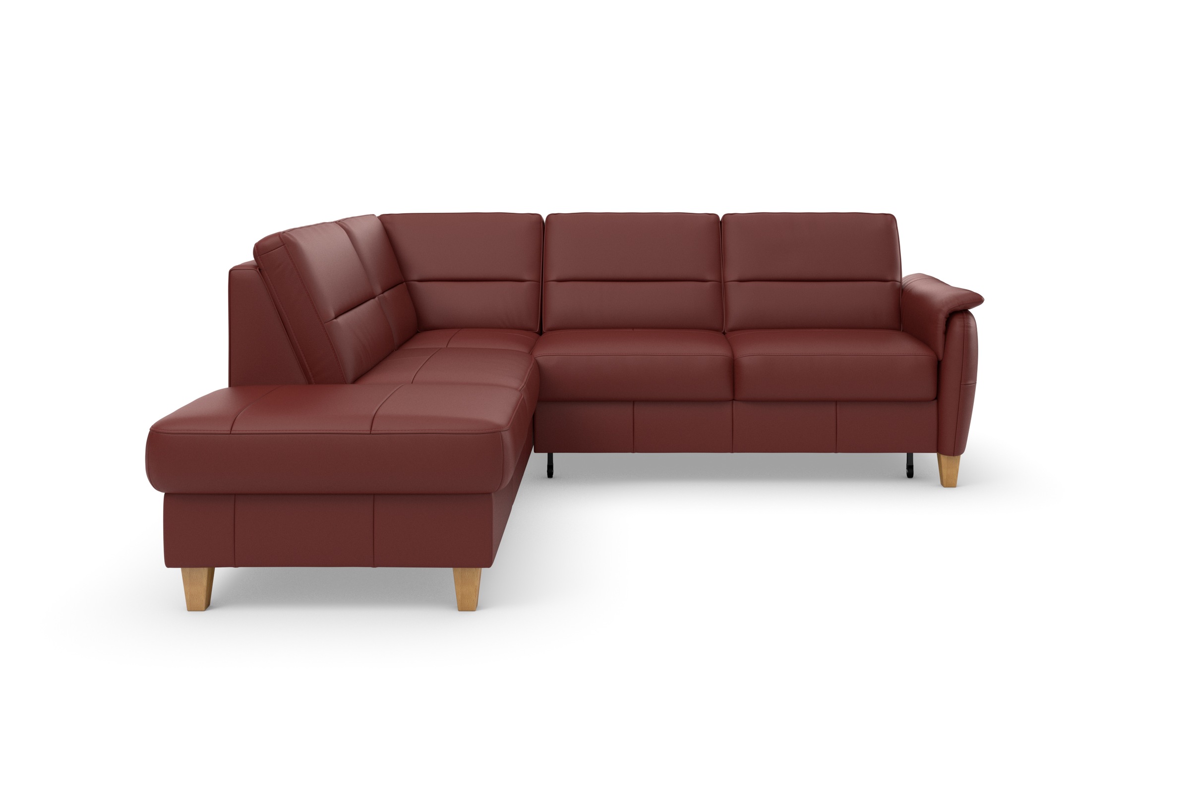 Home affaire Ecksofa »Palmera L-Form«, Federkern, wahlweise mit Bettfunktion und mit/ohne Stauraum