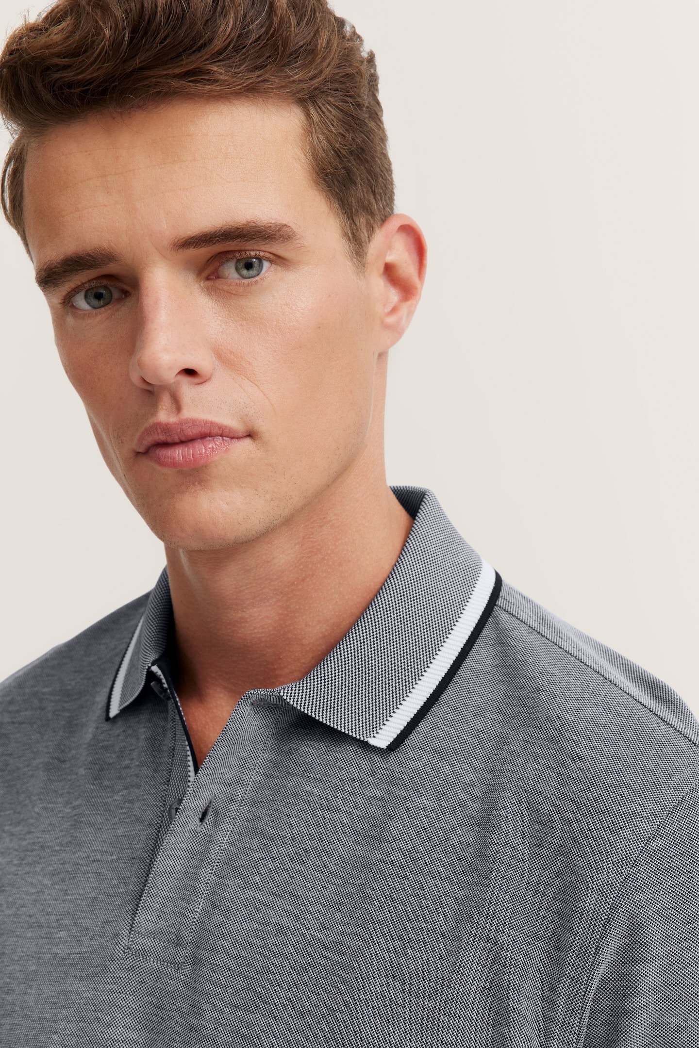 bugatti Poloshirt, aus Baumwolle