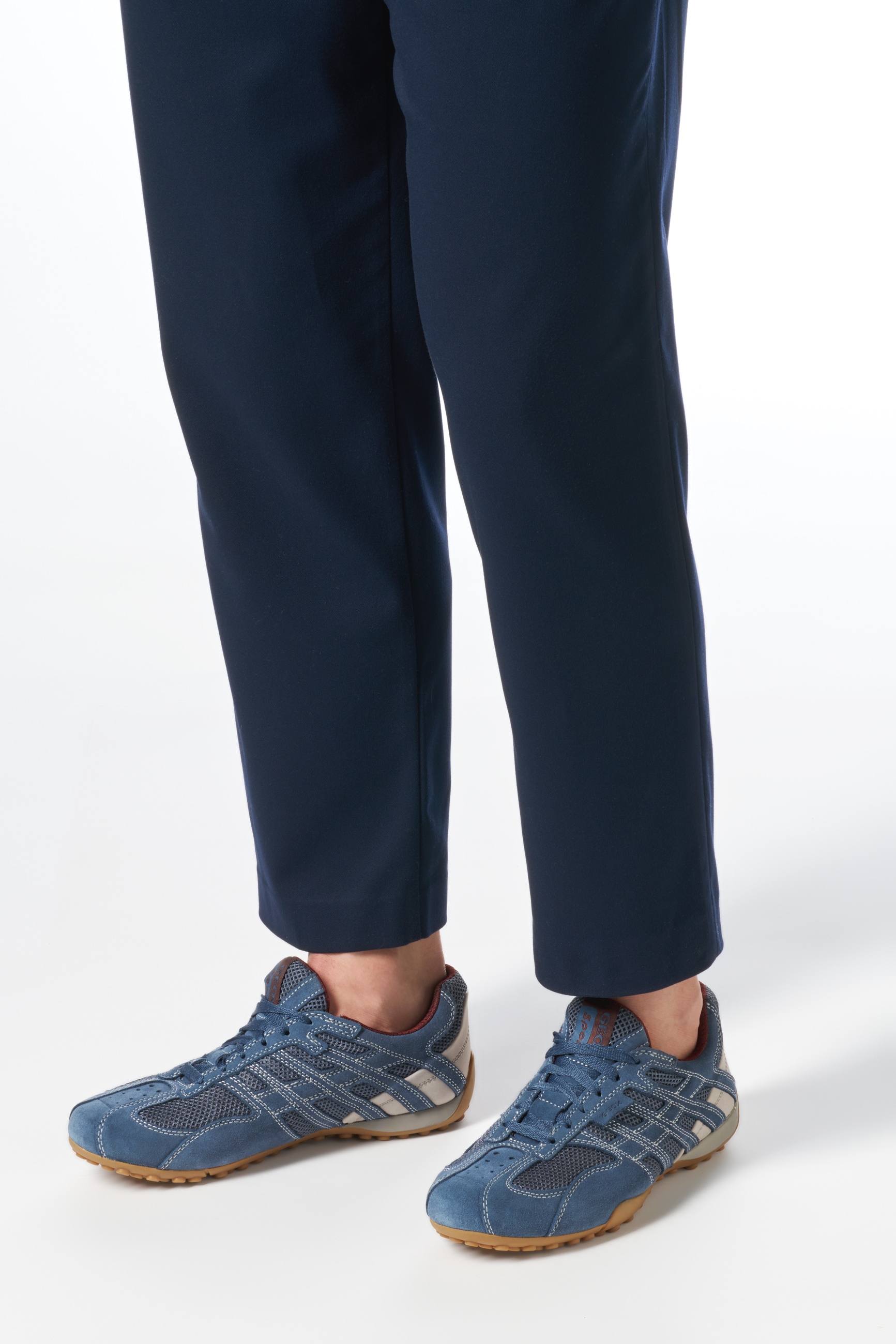 Geox Schnürschuh »U SNAKE ORIGINAL«  , Schnürschuh, Freizeitschuh, Trekking Sneaker mit Lederinnensohle