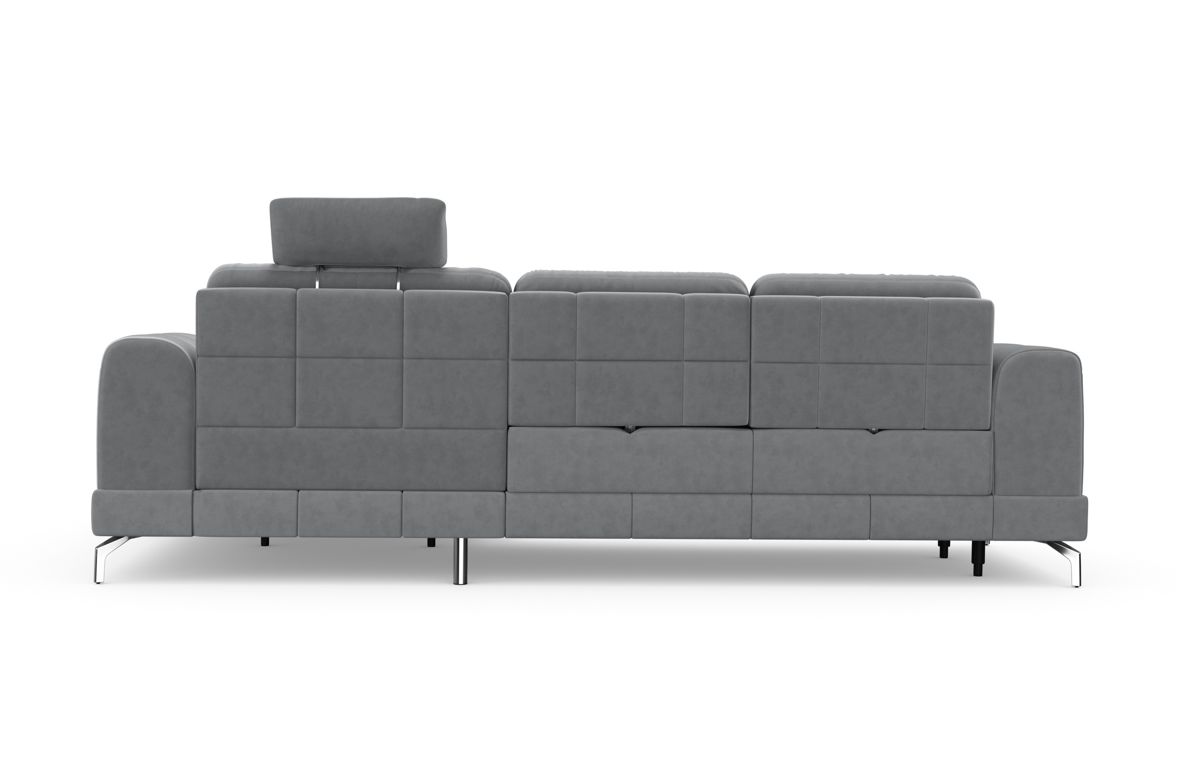 sit&more Ecksofa »Bendigo L-Form«, inklusive Sitztiefenverstellung, Bodenfreiheit 12 cm, in 2 Fußfarben