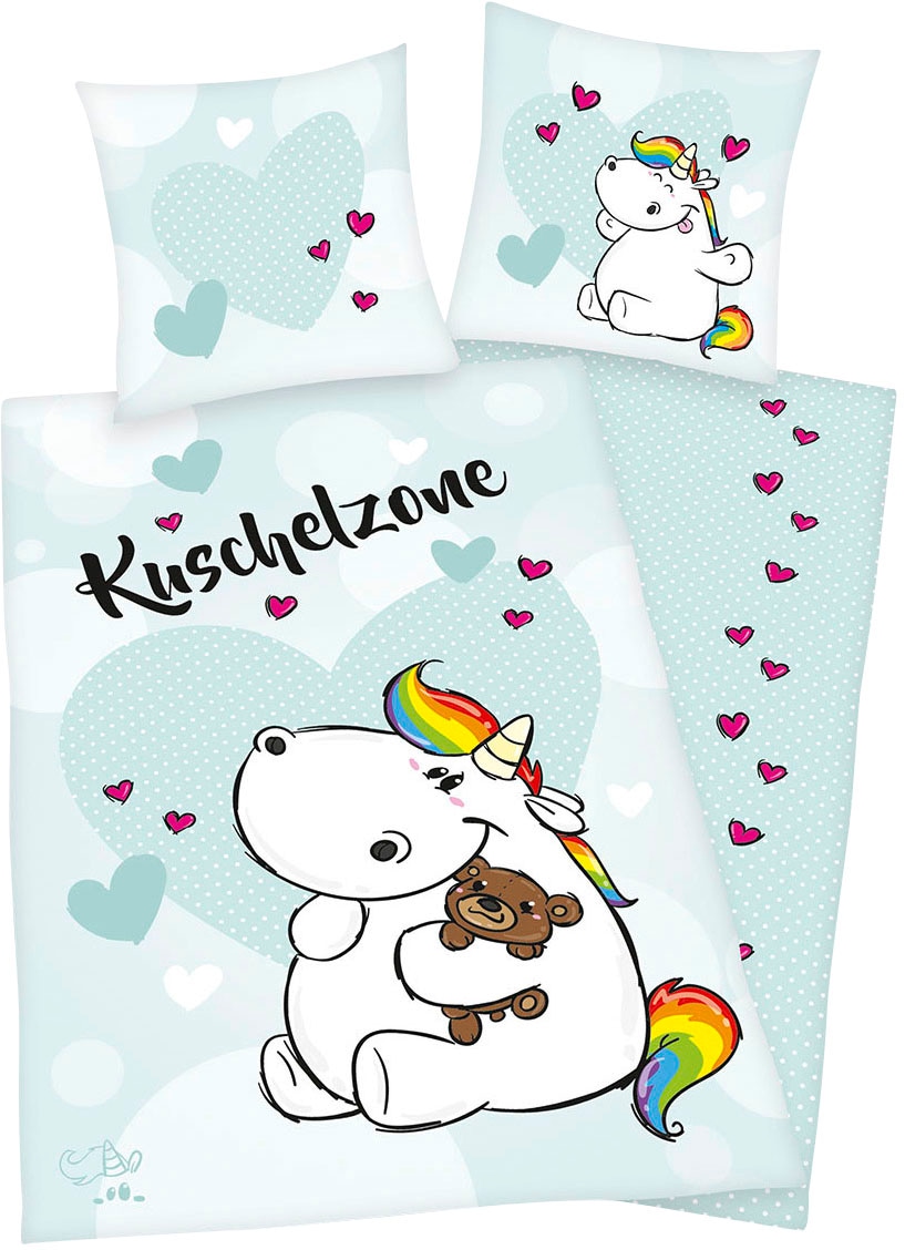 Pummeleinhorn Kinderbettwäsche "Pummeleinhorn" 2 Stk. günstig online kaufen