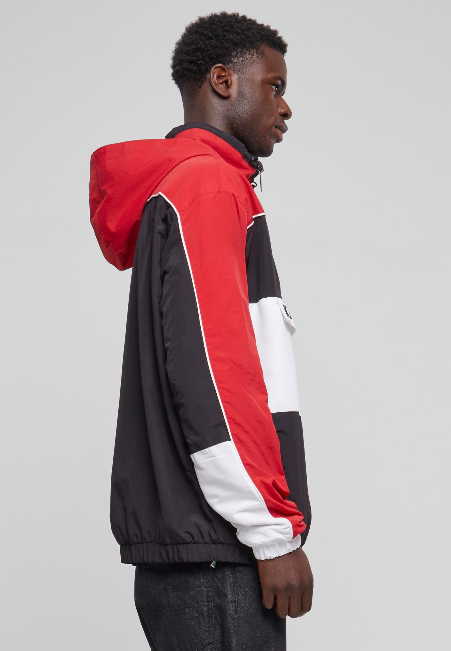 Karl Kani Windbreaker »Karl Kani Herren KM233-009-1 KK Retro Block Windbreaker«, (1 St.), mit Kapuze