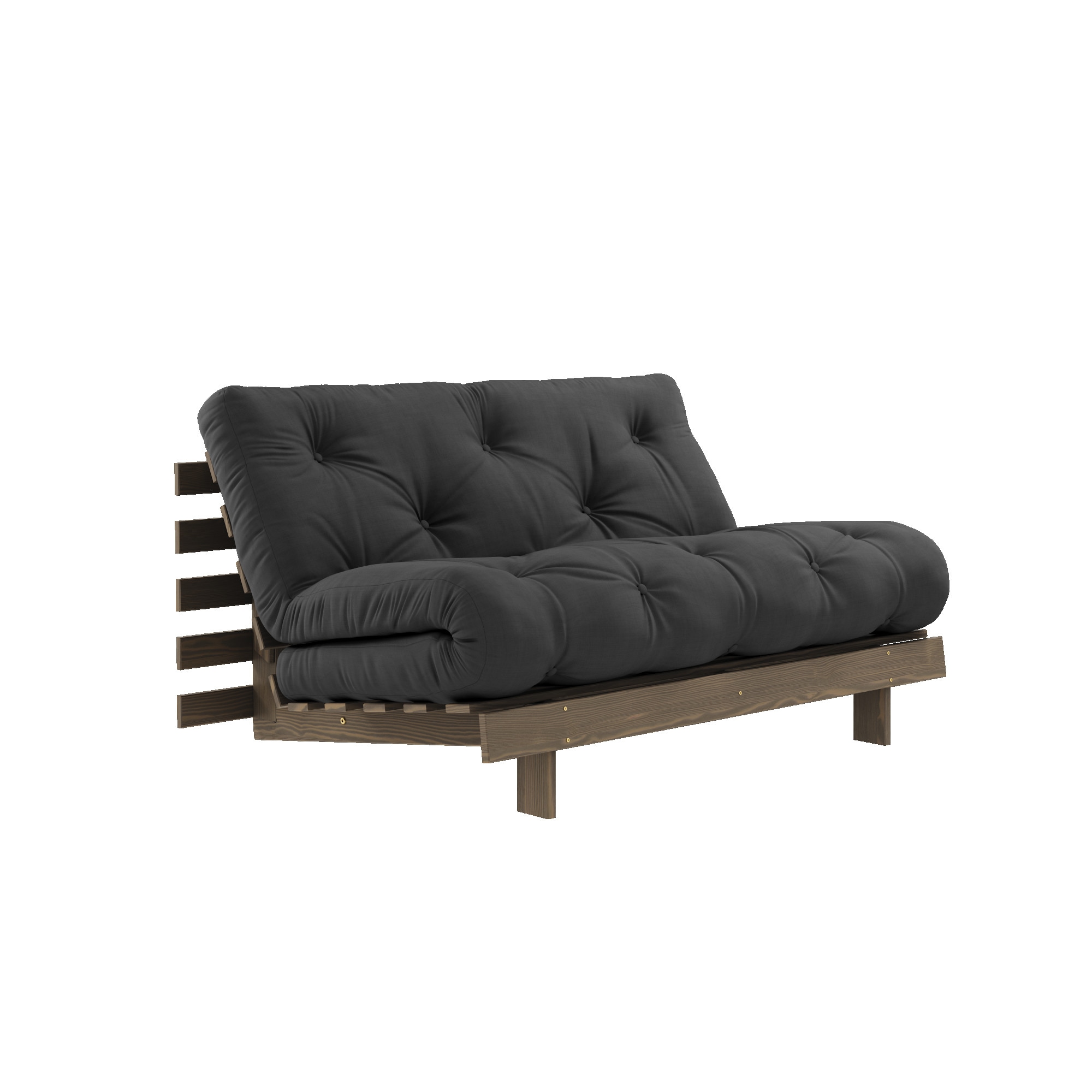 Karup Design Daybett "Roots Sofa Bed, Schlafsofa, Bettfunktion, FSC-Massivholz" Inkl. Futonmatratze, Made in Europe, langlebig, B: 140 oder 160 cm