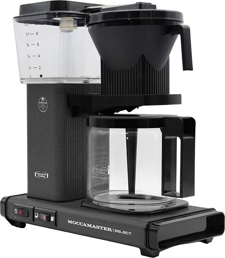 Moccamaster Filterkaffeemaschine | BAUR grey«, l Papierfilter, per »KBG 1,25 Select Kaffeekanne, 1x4 stone Raten