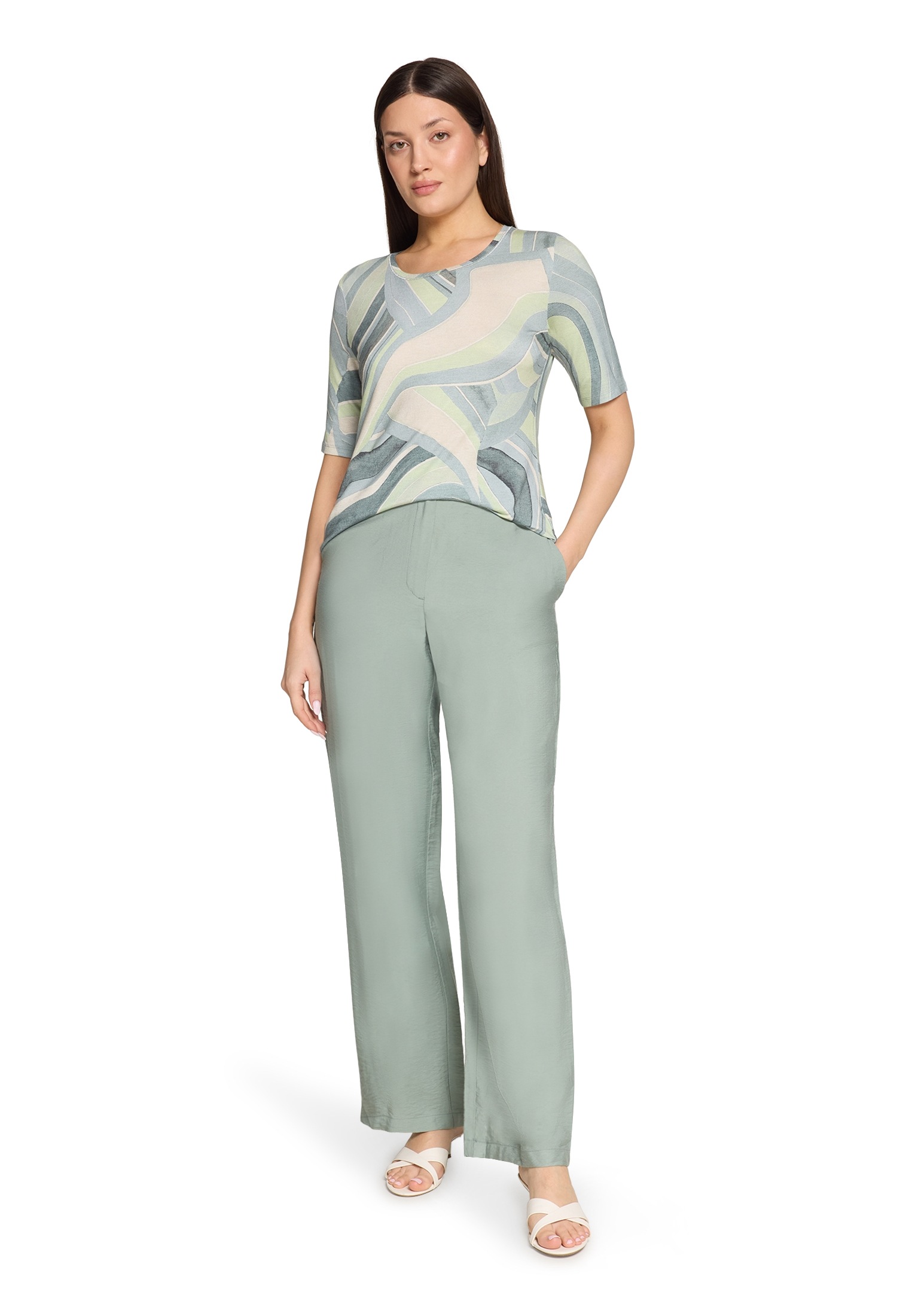 Betty Barclay Kurzarmshirt »Damen mit Rundhalsausschnitt« 1 Stk.