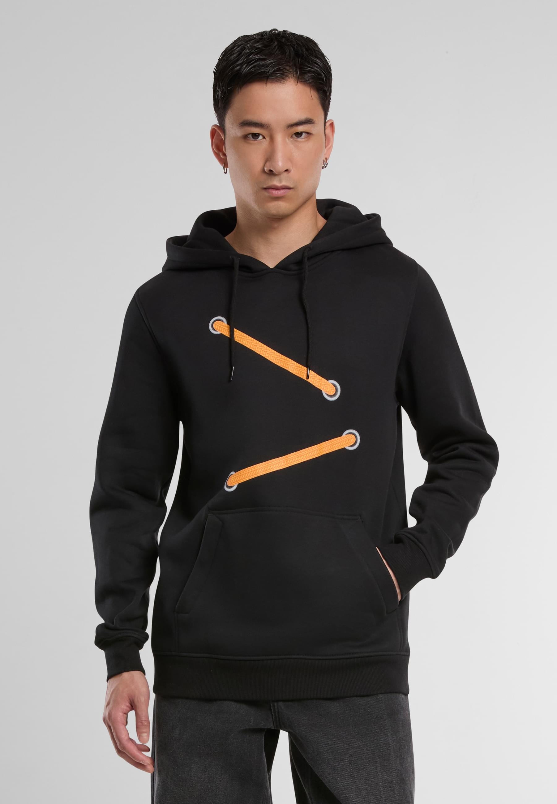 MisterTee Kapuzensweatshirt »MisterTee Herren Laces Hoody«, (1 tlg.)