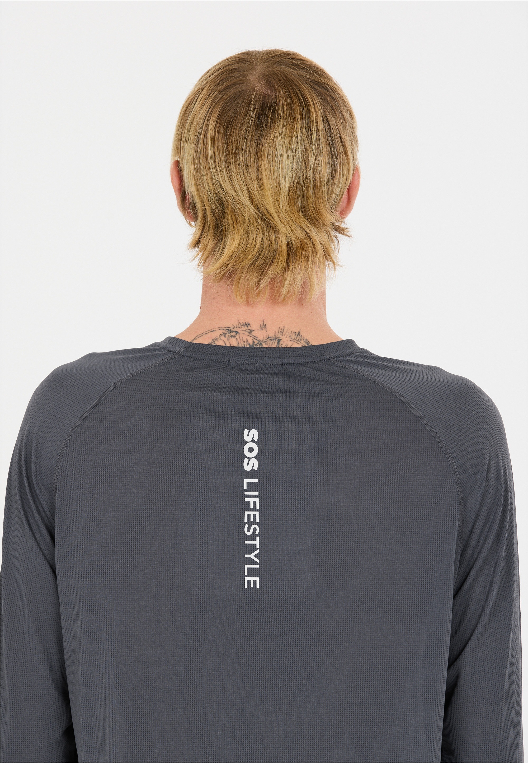 SOS Pillar Longsleeve Men Dark Gray S 6