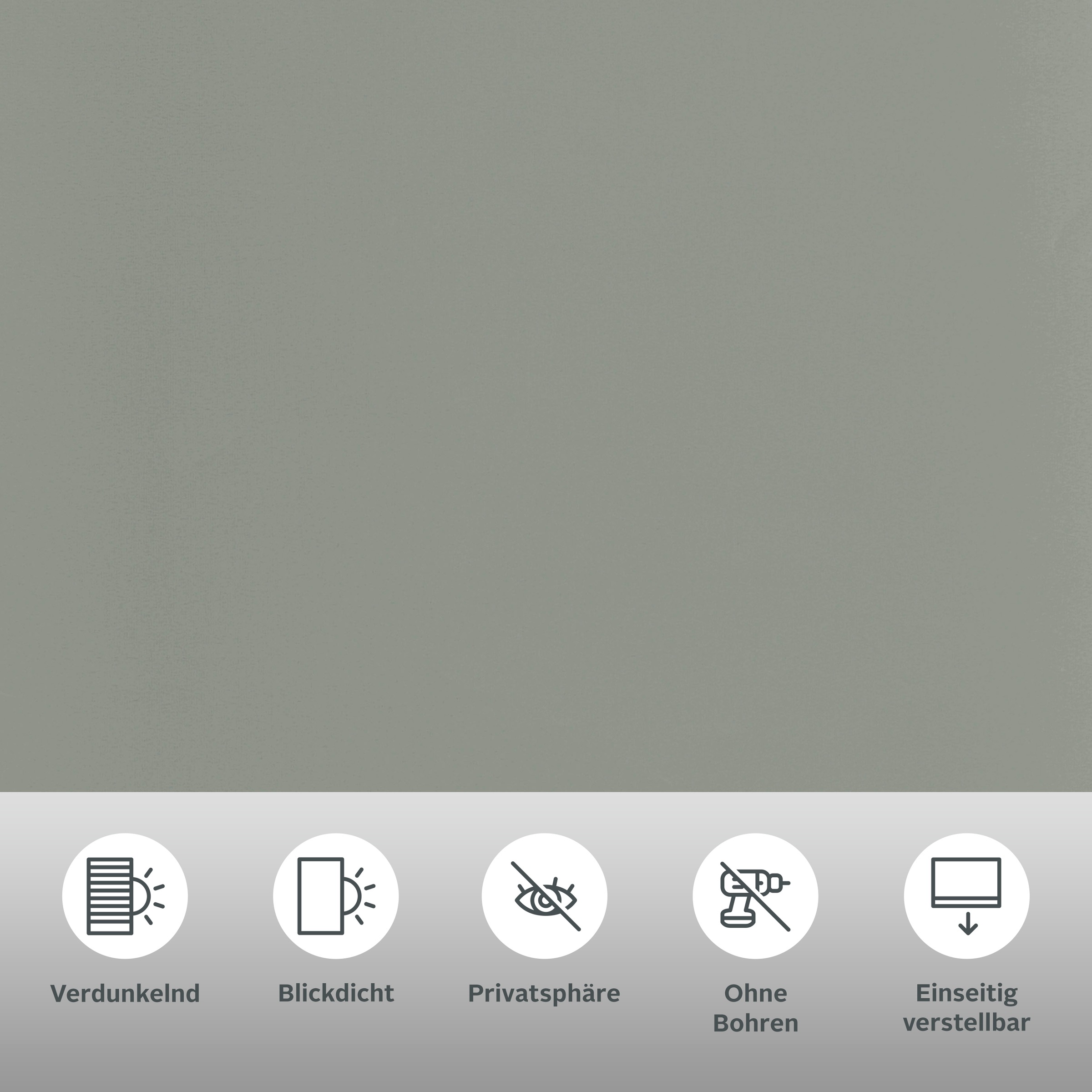 Thumbnail - OTTO home Seitenzugrollo "Tone" blickdicht Sichtschutz  Verdunkelung mit Bohren/ohne Bohren verspannt Schraubmontage mög...