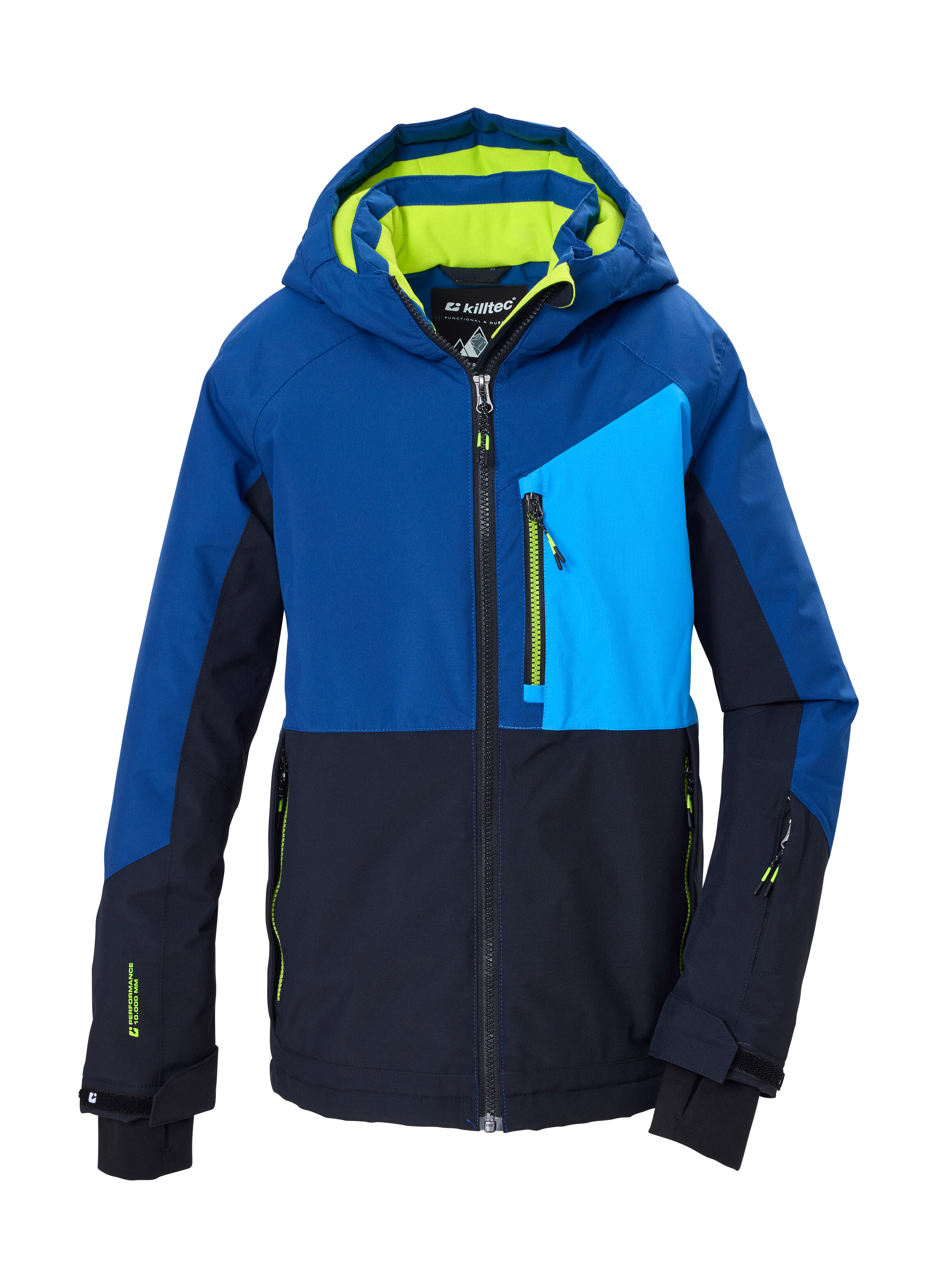 Killtec Skijacke "KSW 206 BYS SKI JCKT" Wind- und wasserdichte Kinderjacke, atmungsaktiv, verstellbar
