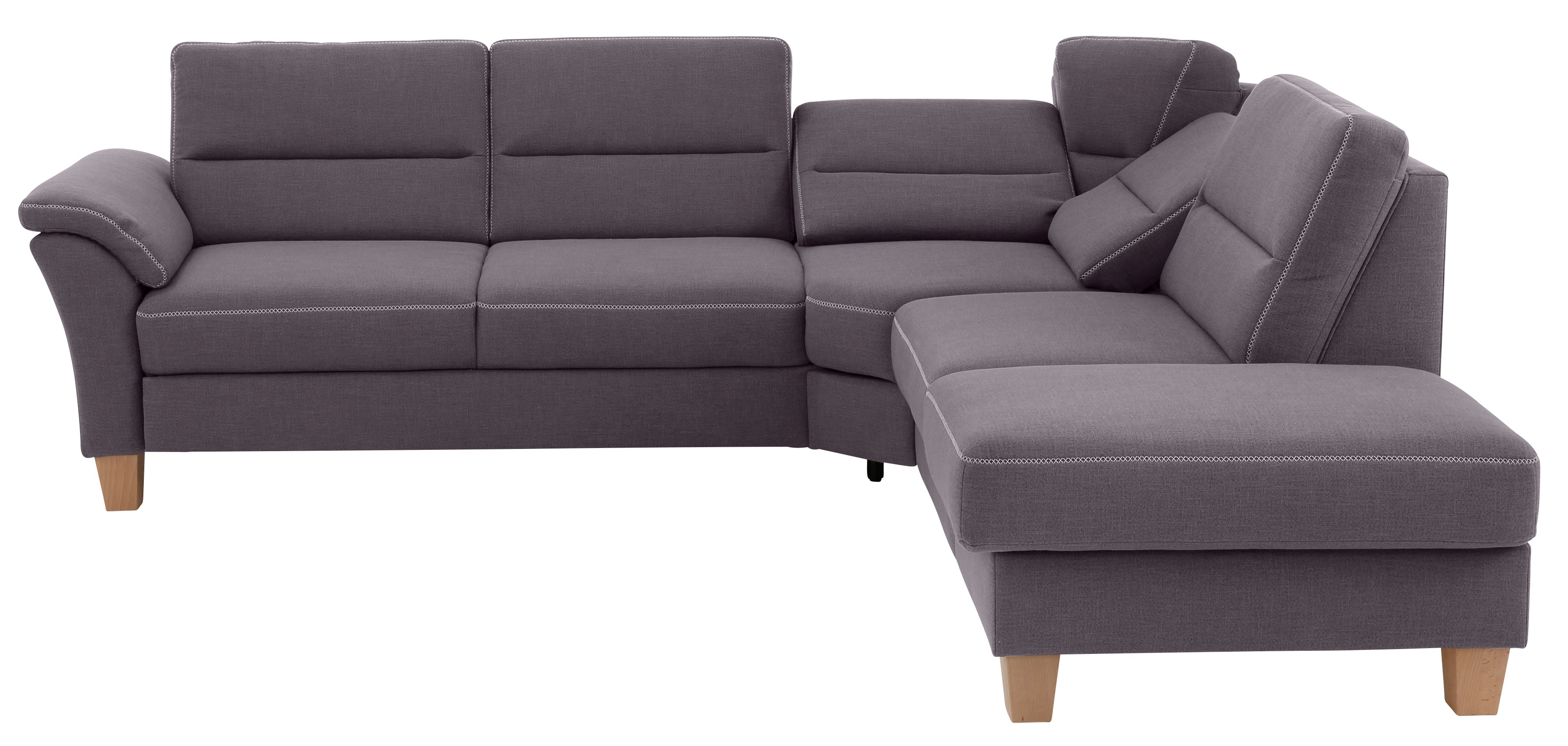 Thumbnail - Home affaire Ecksofa "Soleo L-Form" komfortabel durch Trapezecke mit Relaxfunktion, auch mit Bettfunktion