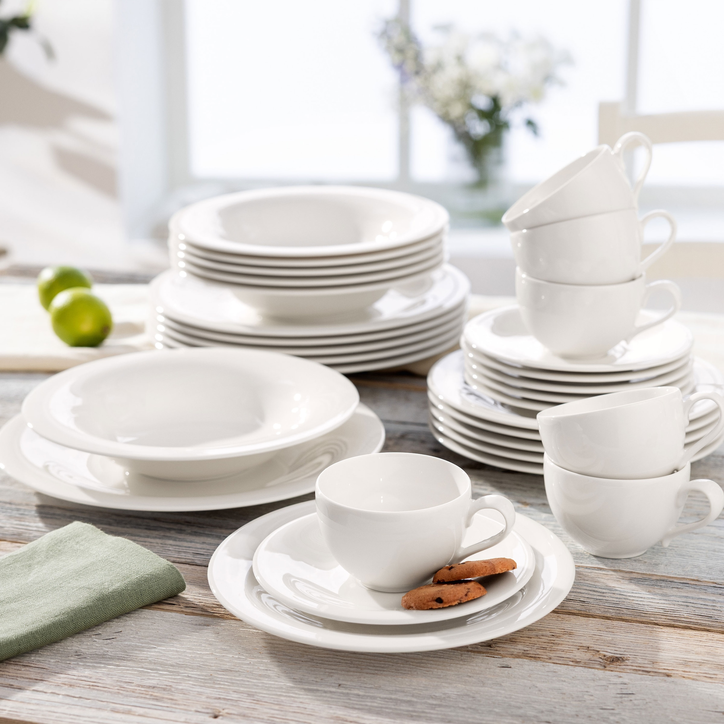 like. by Villeroy & Boch Geschirr-Set »Essential Starter-Set« Premium Porzellan