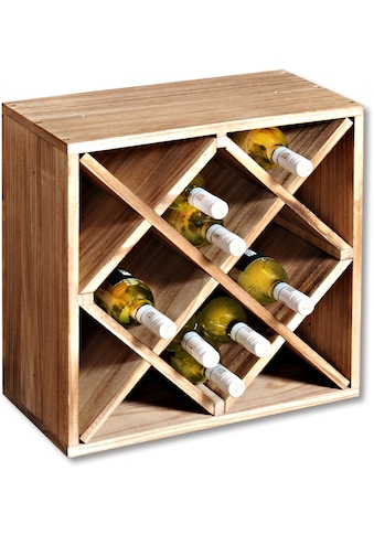 KESPER for kitchen & home Weinflaschenhalter, FSC-zertifiziertem Paulowniaholz kaufen