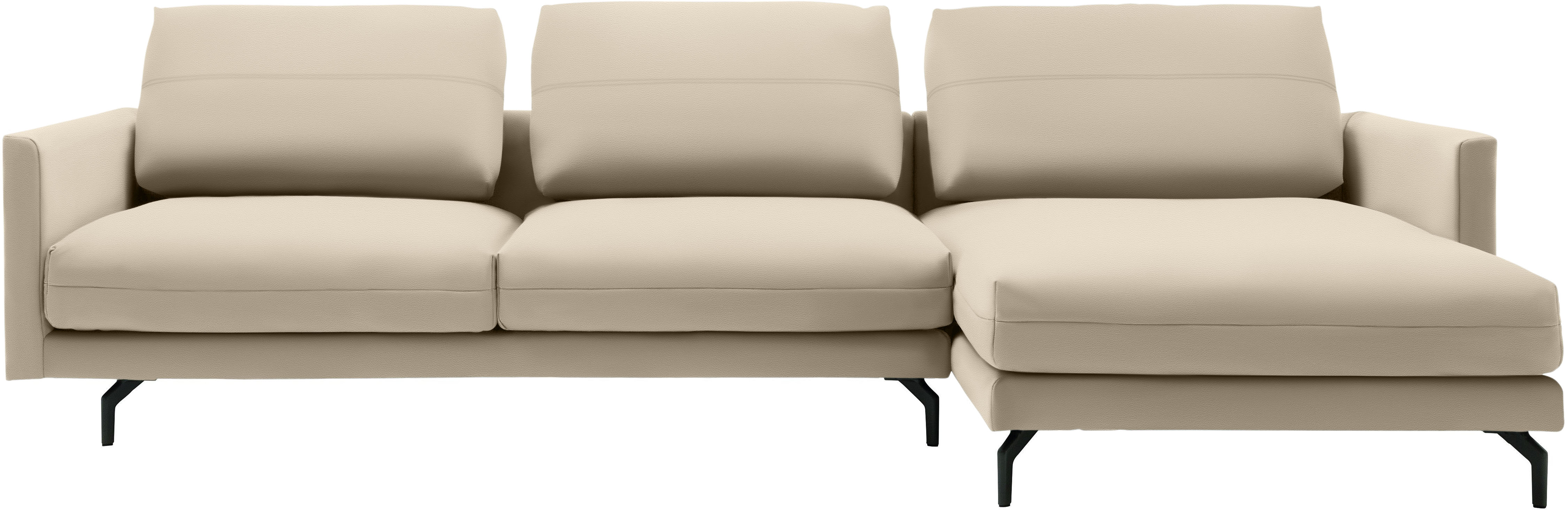 Creation BY ROLF BENZ Ecksofa "CR.414, Designecksofa, Polsterecke, Breite 300cm, L-Form" wahlweise aus feinstem Rindsleder oder hochwertigem Chenille