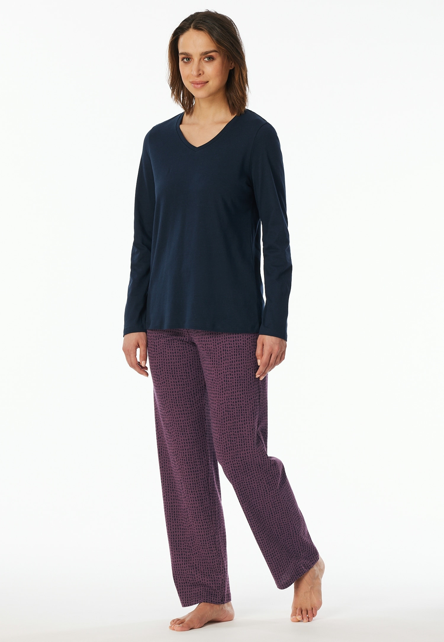 uncover by SCHIESSER Schlafanzug "Uncover Nightwear" 2 Stk. tlg., Baumwolle günstig online kaufen