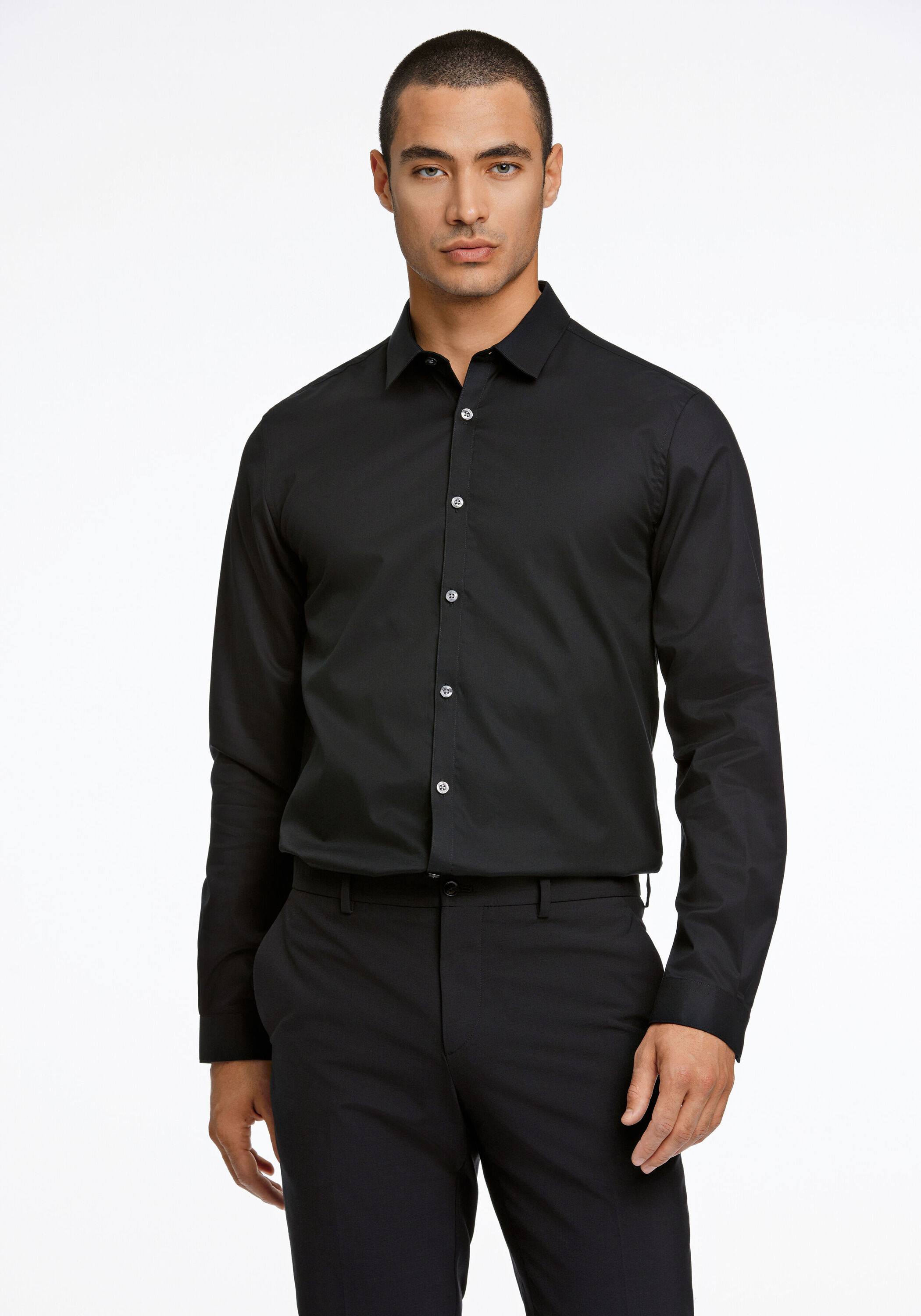 LINDBERGH "Technisches Hemd (Langarm) Slim Fit"