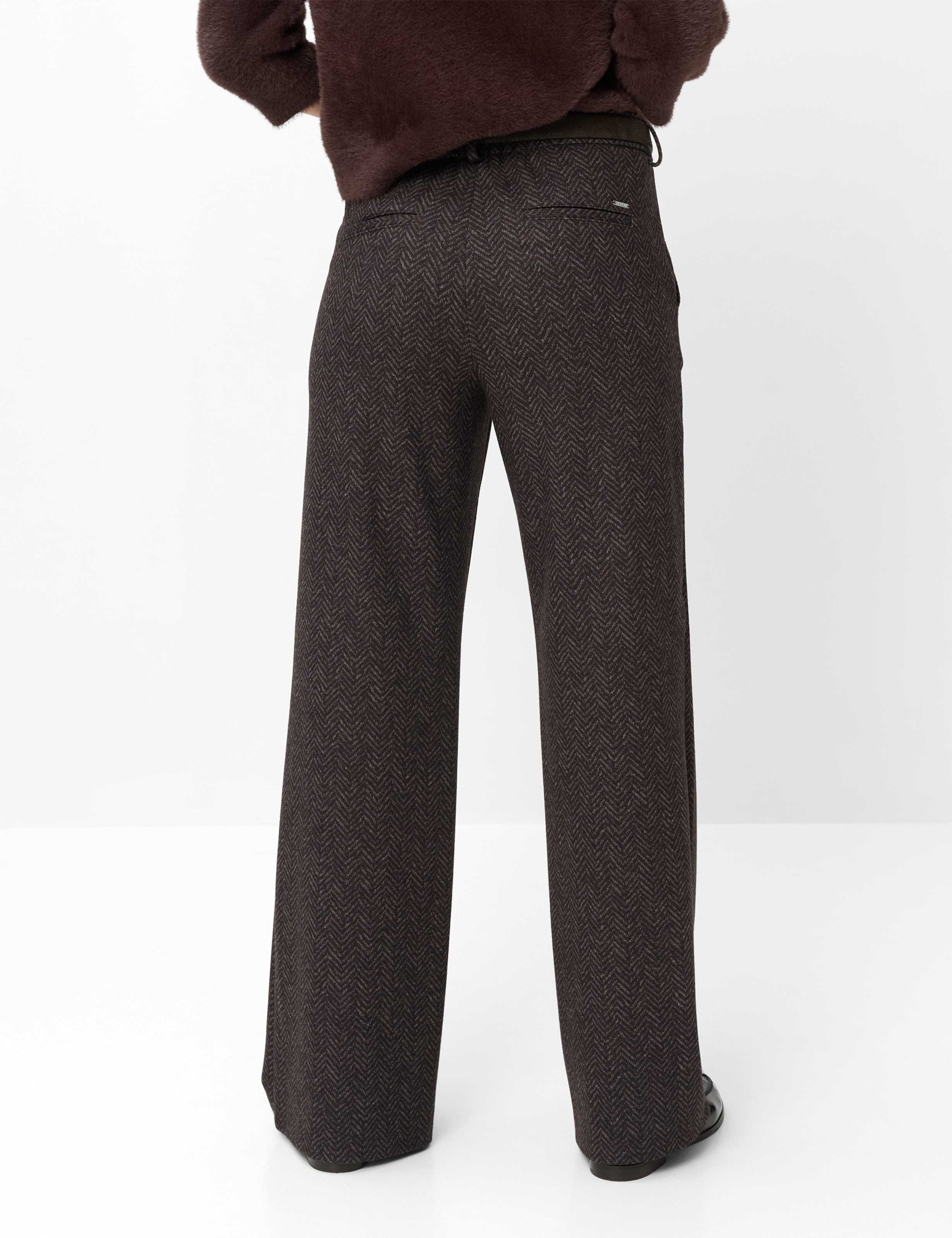 Brax 5-Pocket-Hose »Style MAINE«  Wool Look: Palazzohose im Wide Leg