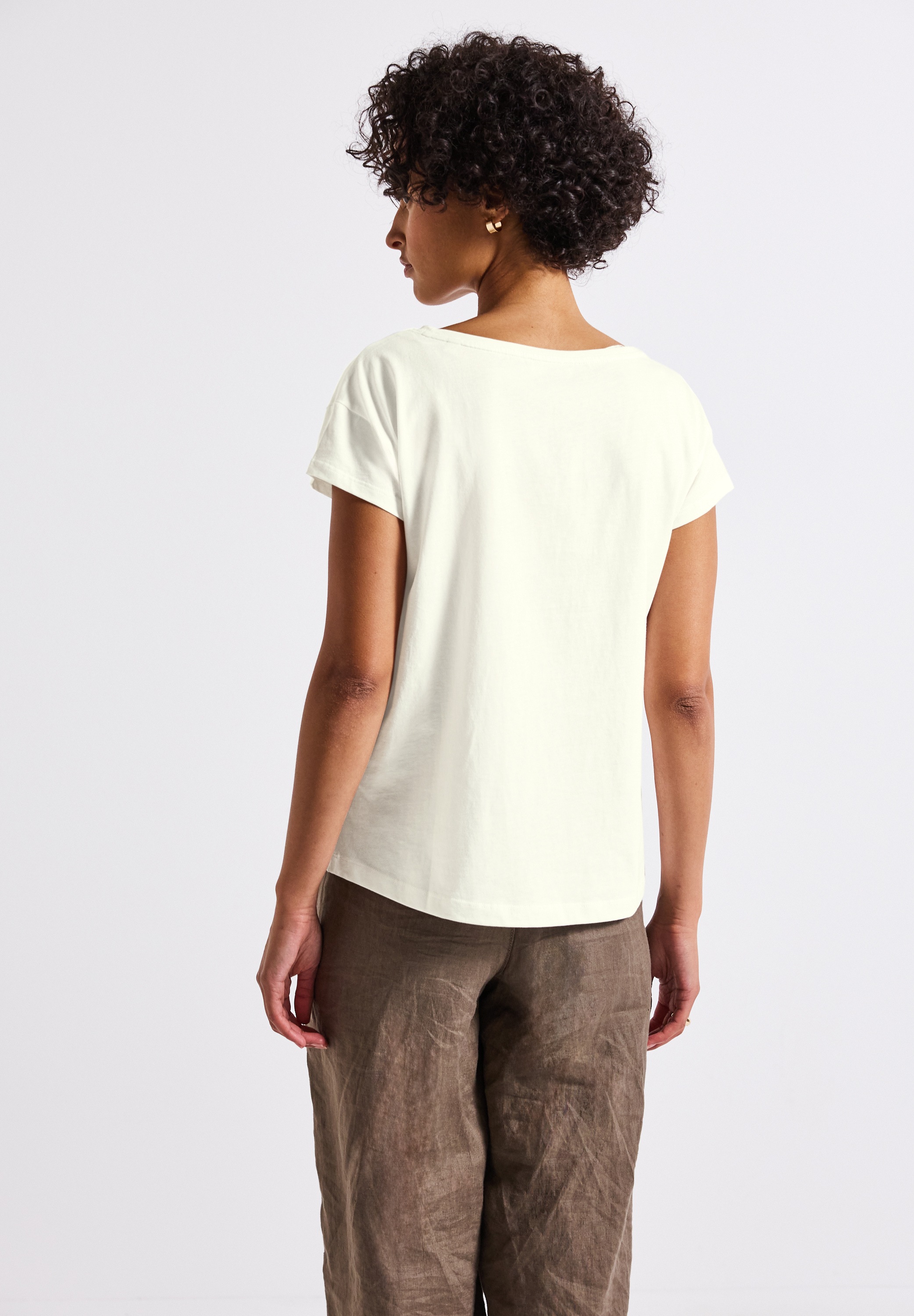 STREET ONE T-Shirt aus reiner Baumwolle günstig online kaufen