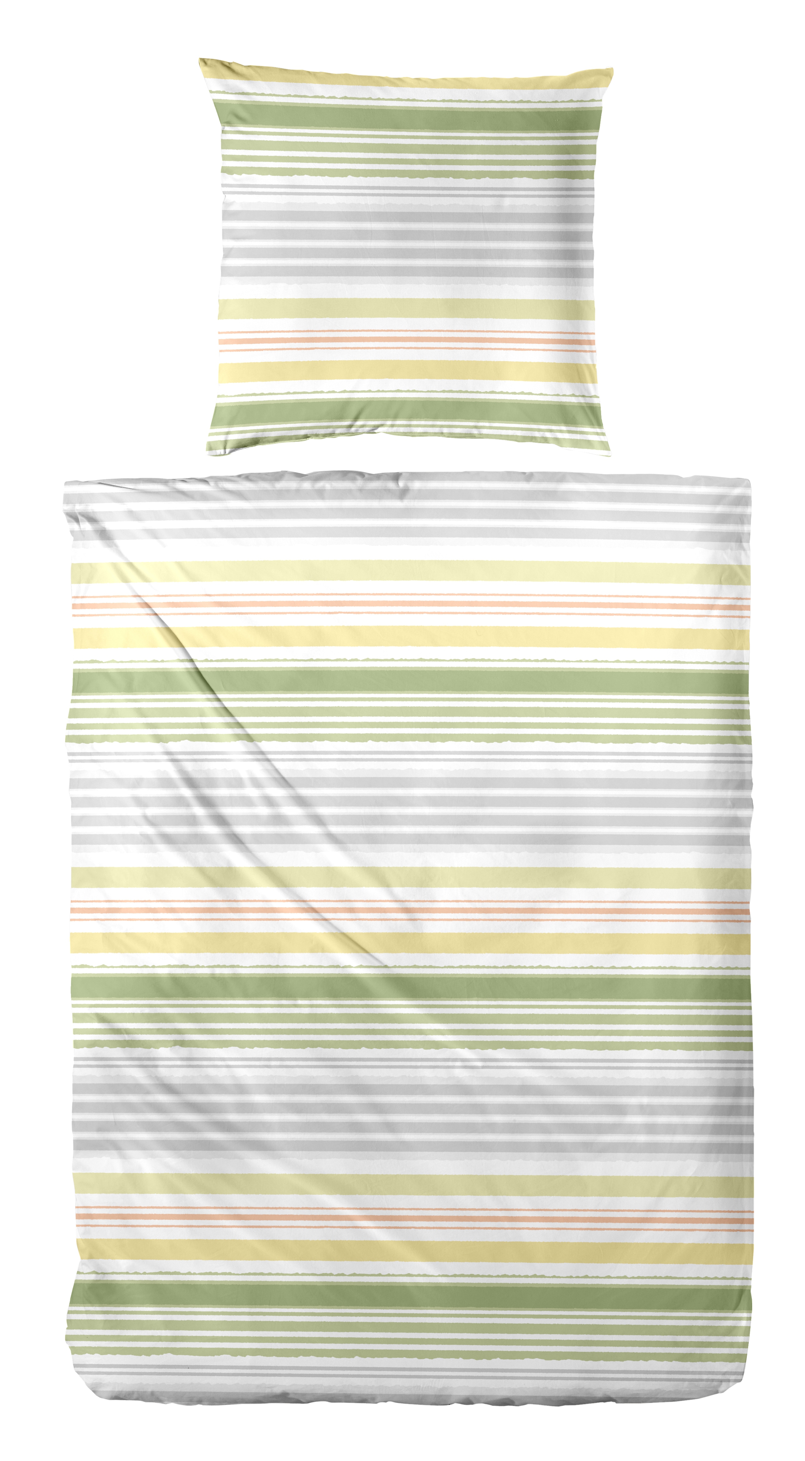 Primera Bettwäsche "Renforce-Bettwäsche Fresh stripe" 2 Stk. mit Streifen