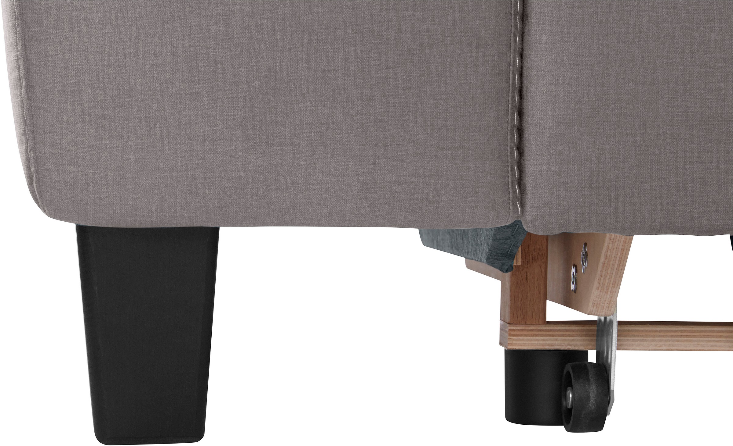 COTTA Ecksofa »Morven L-Form«, Inklusive Kopfteilverstellung, wahlweise mit Ladestation, Bettfunktion