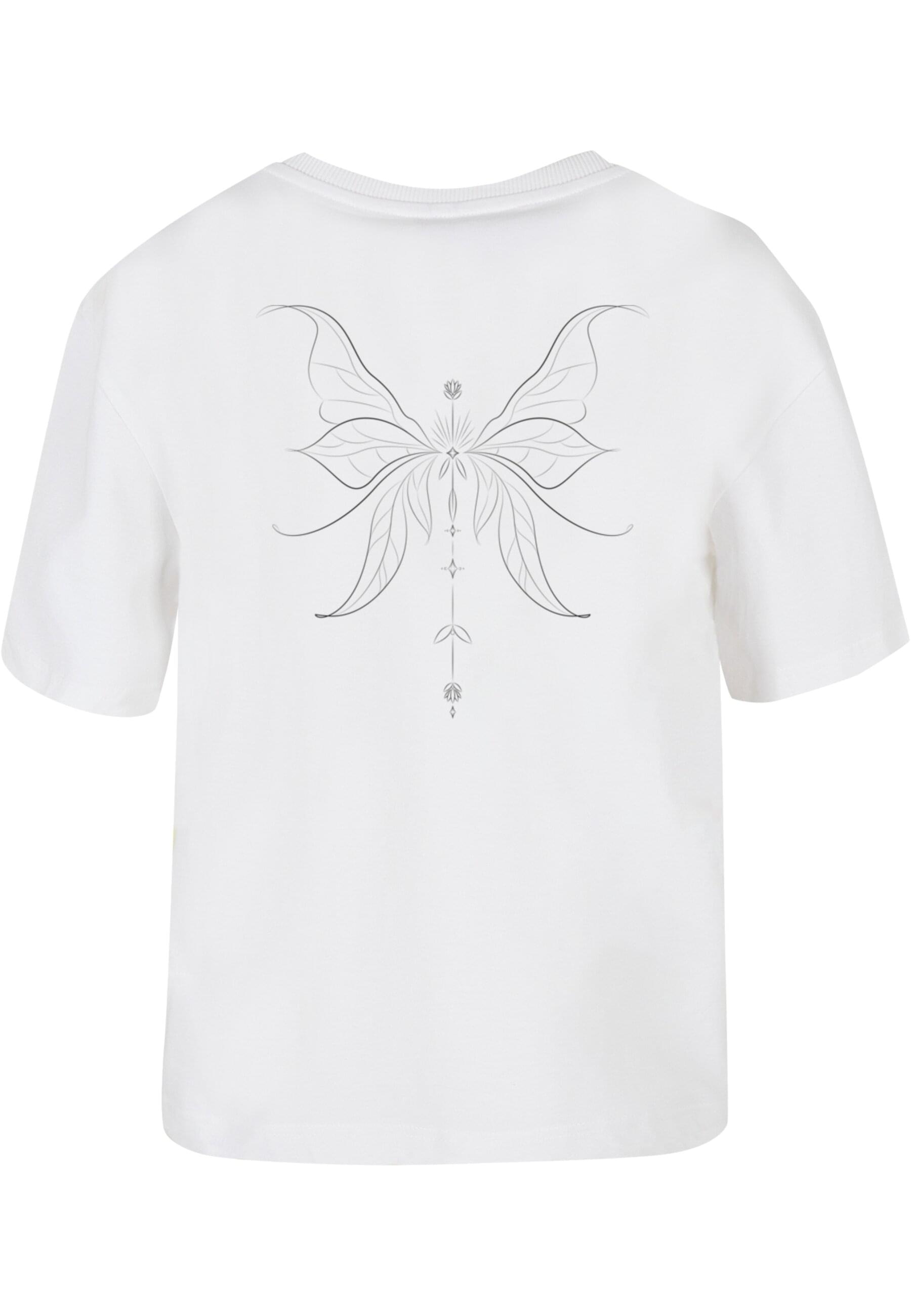 Miss Tee T-Shirt "Miss Tee Damen Tattoed Wings Tee" 1 Stk. günstig online kaufen