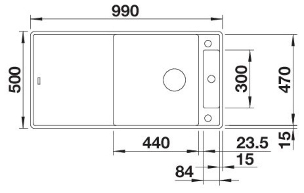 Blanco Granitspüle »AXIA III XL 6 S-F« 1 Stk. tlg. inklusive gratis Glasschneidebrett