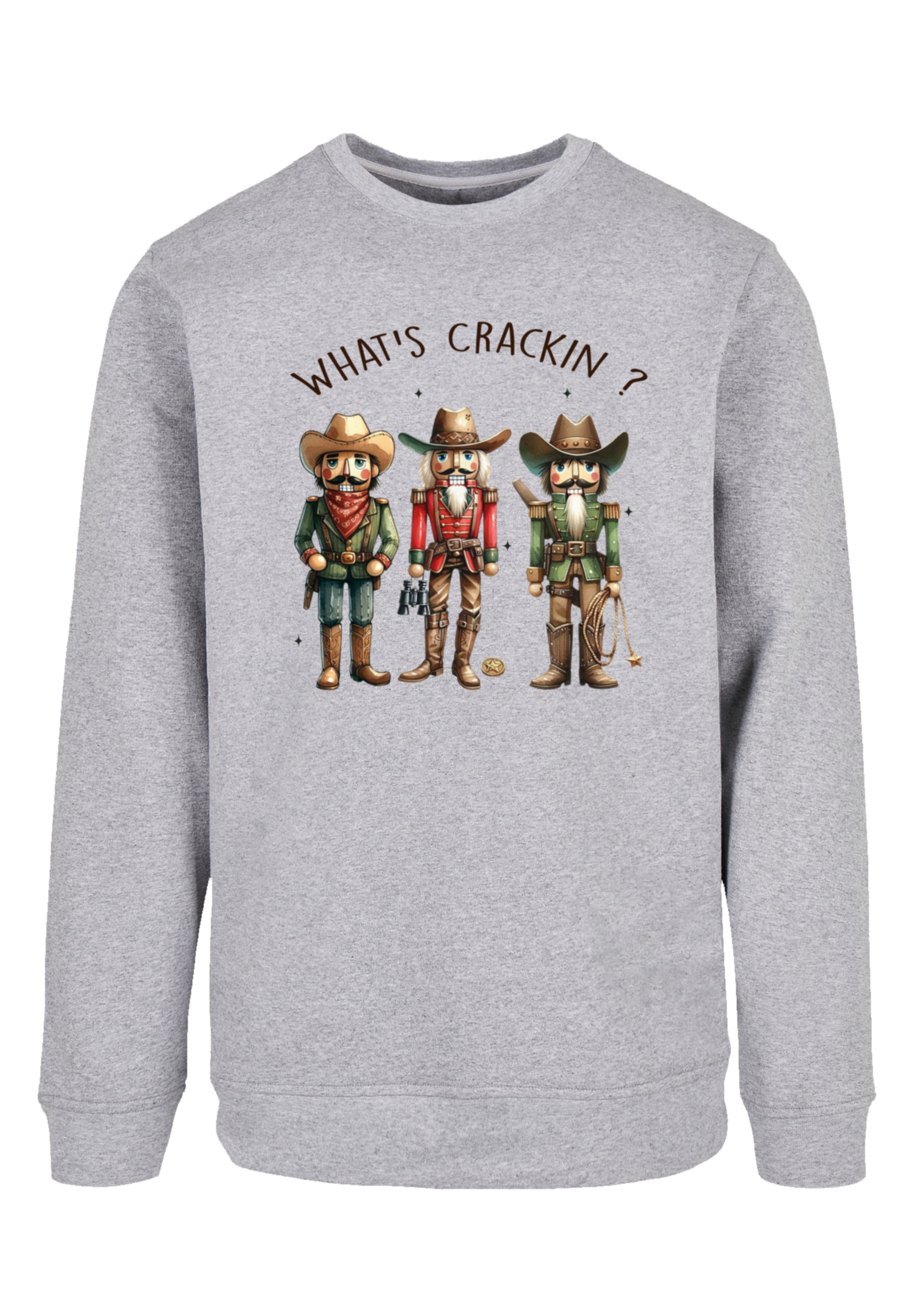 F4NT4STIC Sweatshirt "Whats Crackin Nutcrackers Cowboys Cute Weihnacht", Pr günstig online kaufen