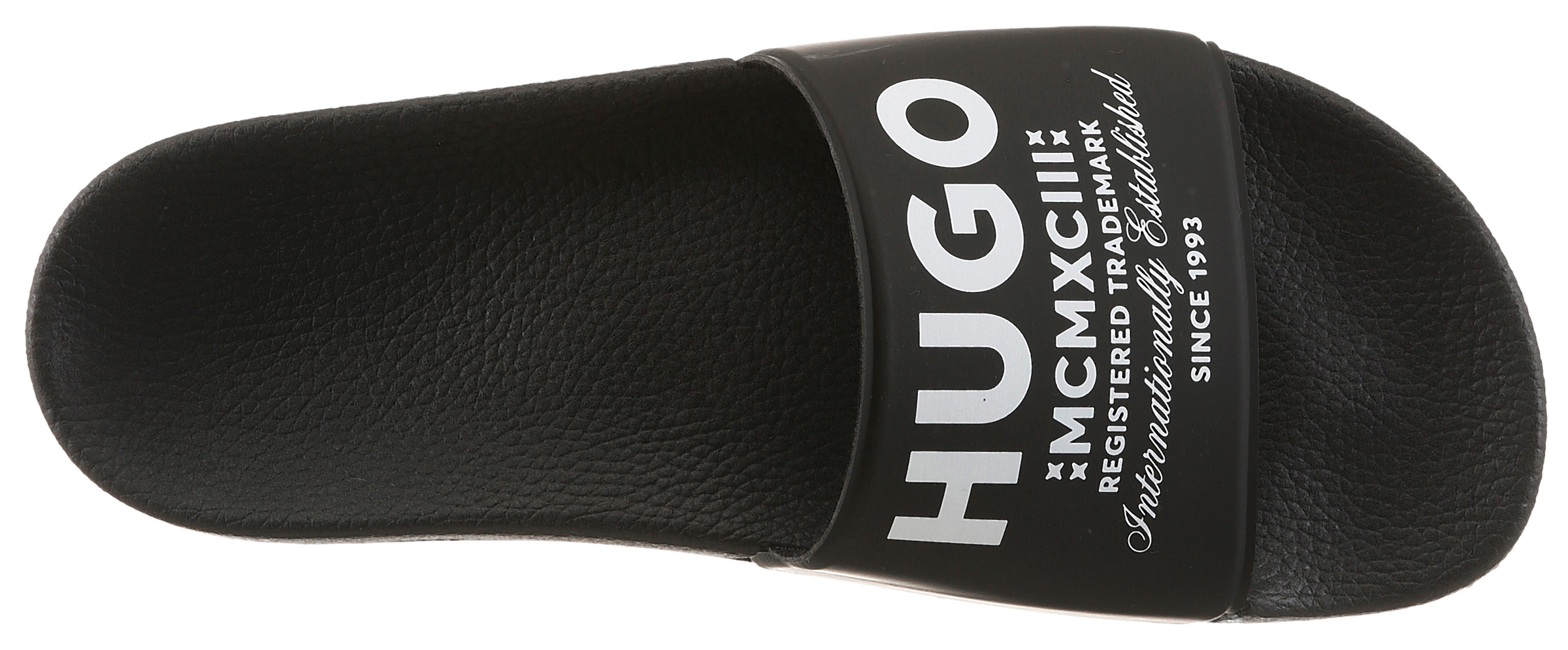 HUGO Blue Badepantolette  Sommerschuh, Badelatschen, Pantolette, Strandschuh mit Logoschriftzug