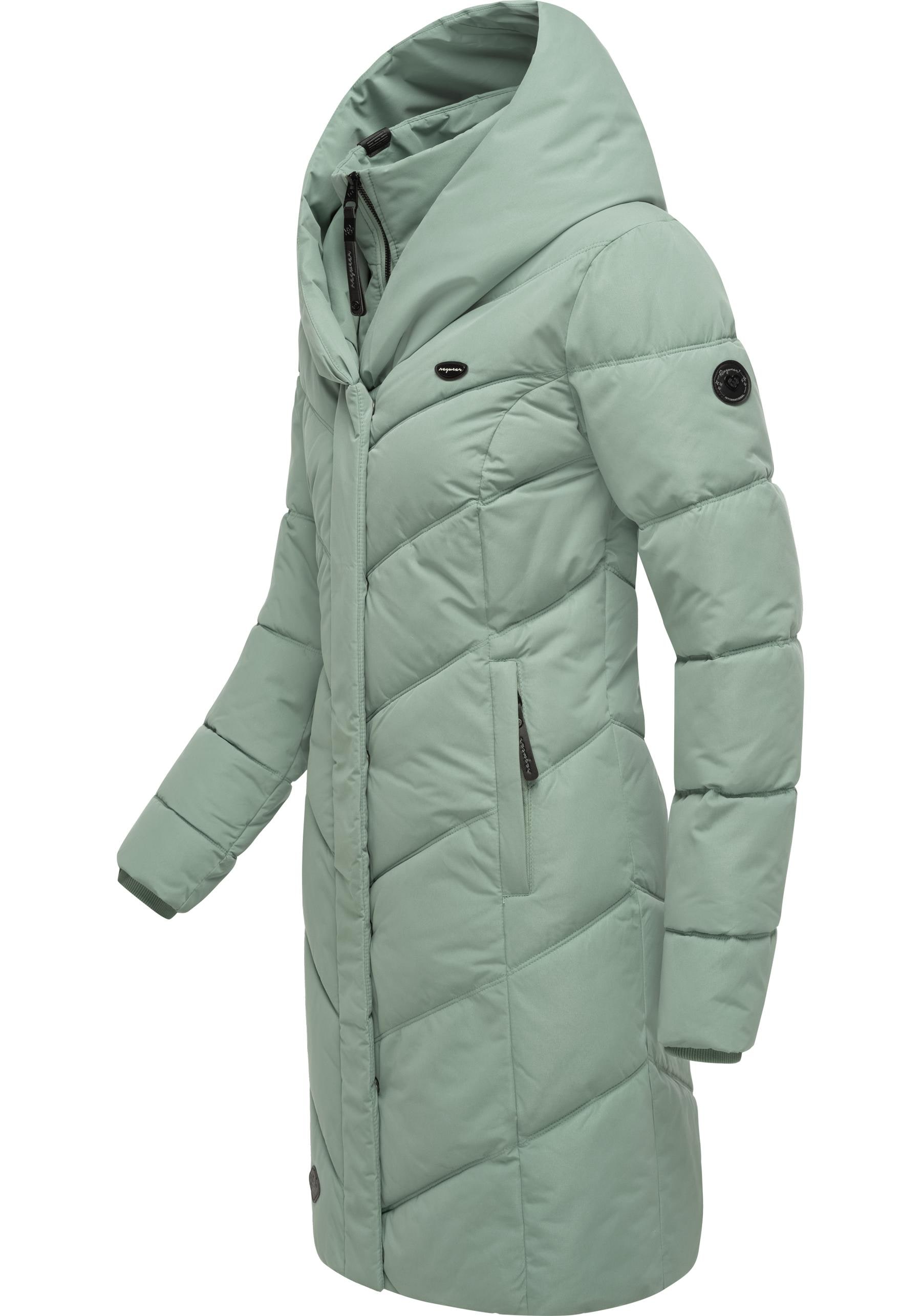 Ragwear Steppmantel »Natalka«, stylischer, gesteppter Winterparka mit gefütterter Kapuze