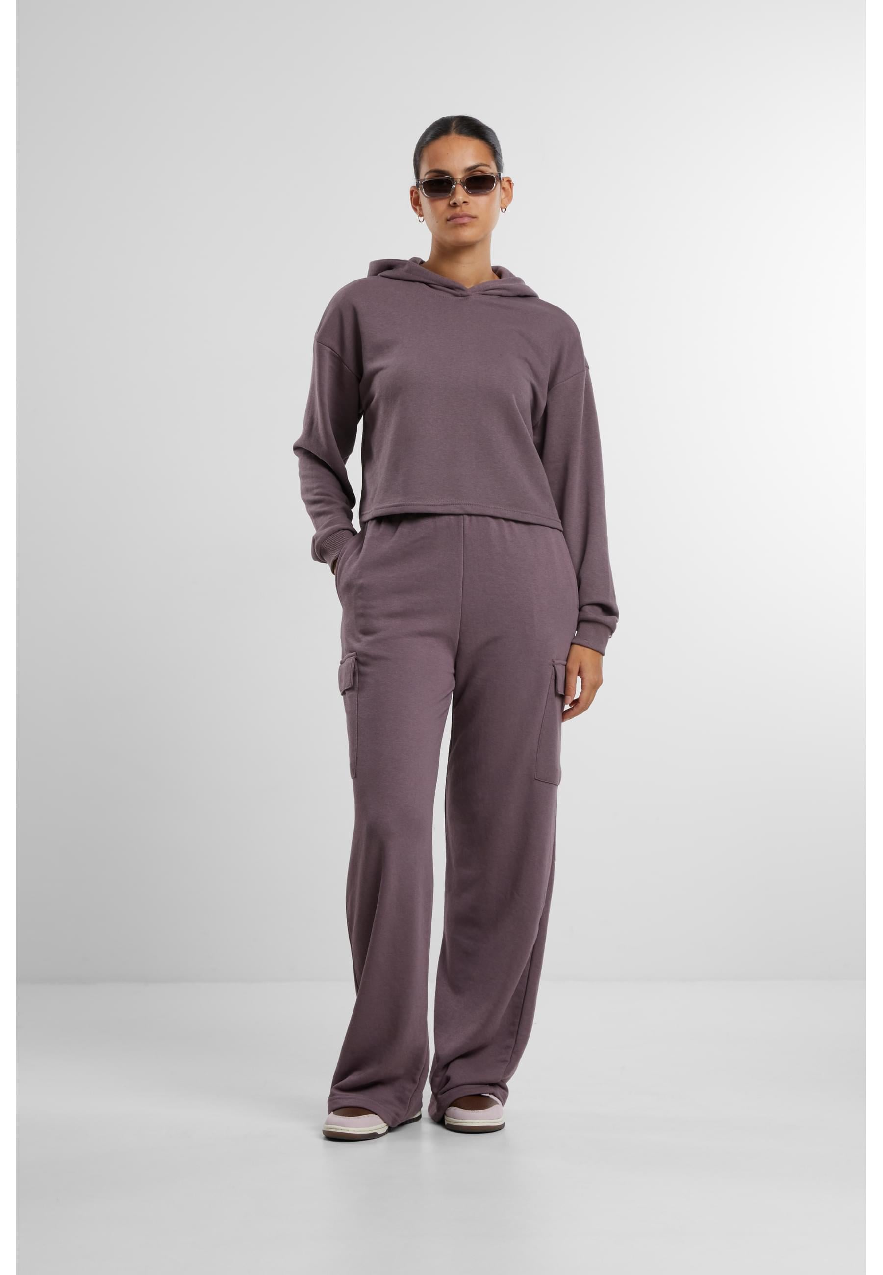 URBAN CLASSICS Kapuzenpullover »Urban Classics Damen Ladies Oversized Cropped Light Terry Hoodie«, (1 tlg.)