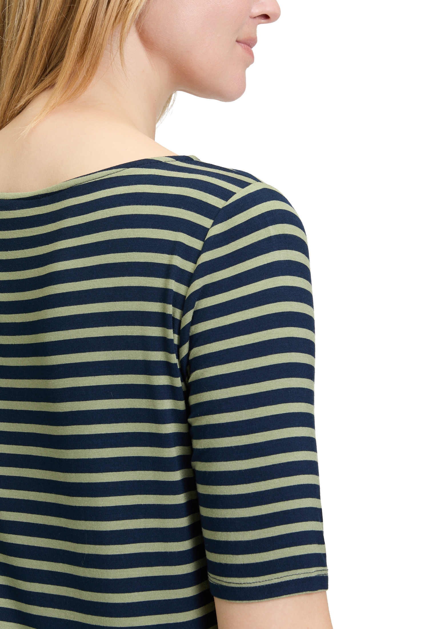Betty Barclay Kurzarmshirt »Betty Barclay Ringelshirt mit U-Boot-Ausschnitt«, (1 tlg.)