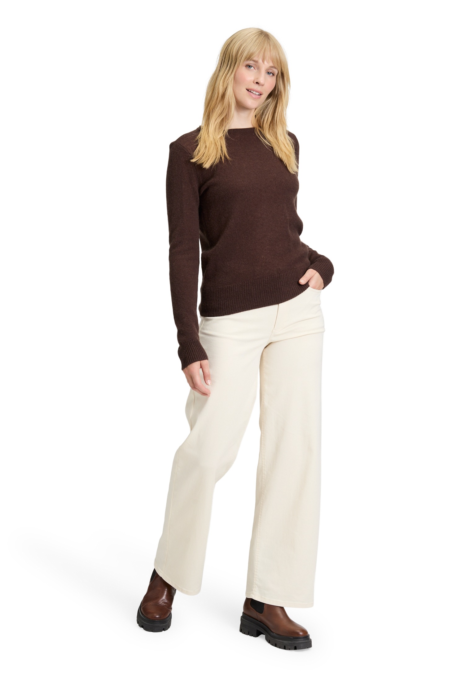Betty Barclay Strickpullover »Betty Barclay Damen Kaschmir-Pullover mit Rundhalsausschnitt«, (1 tlg.)