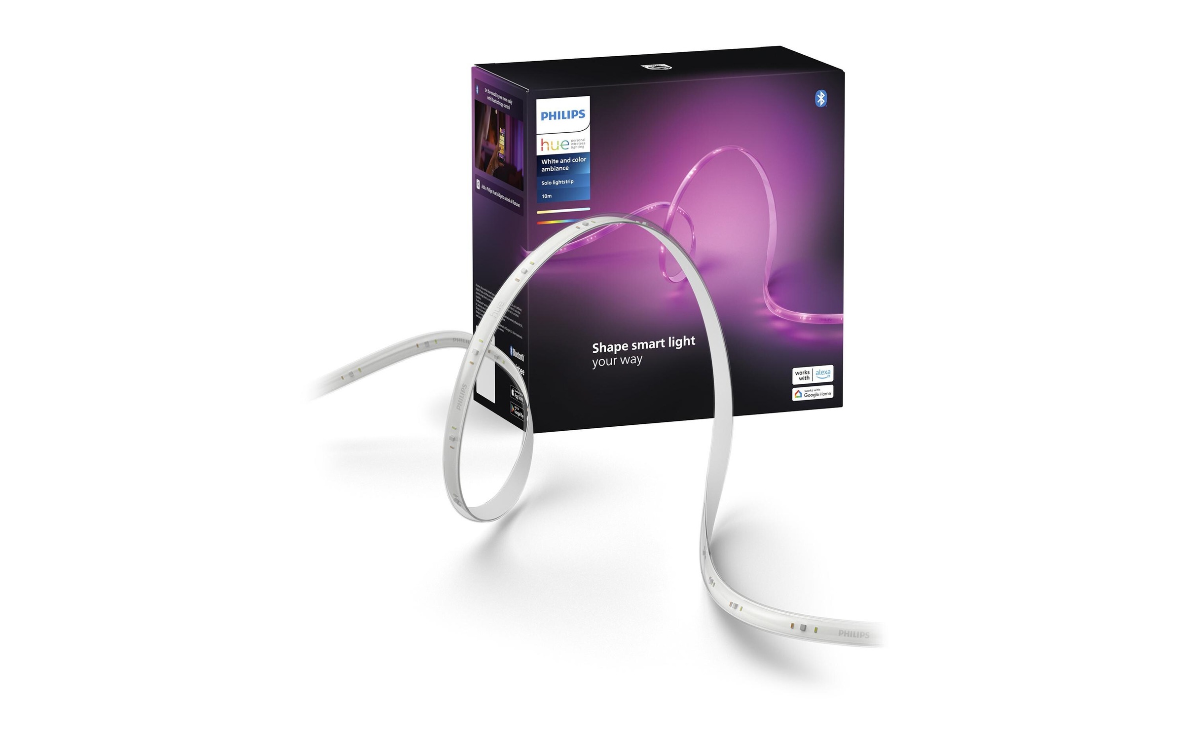 Philips Hue LED-Leuchtmittel »Ambiance Lightstrip Solo 10 m EU« Farbwechsler