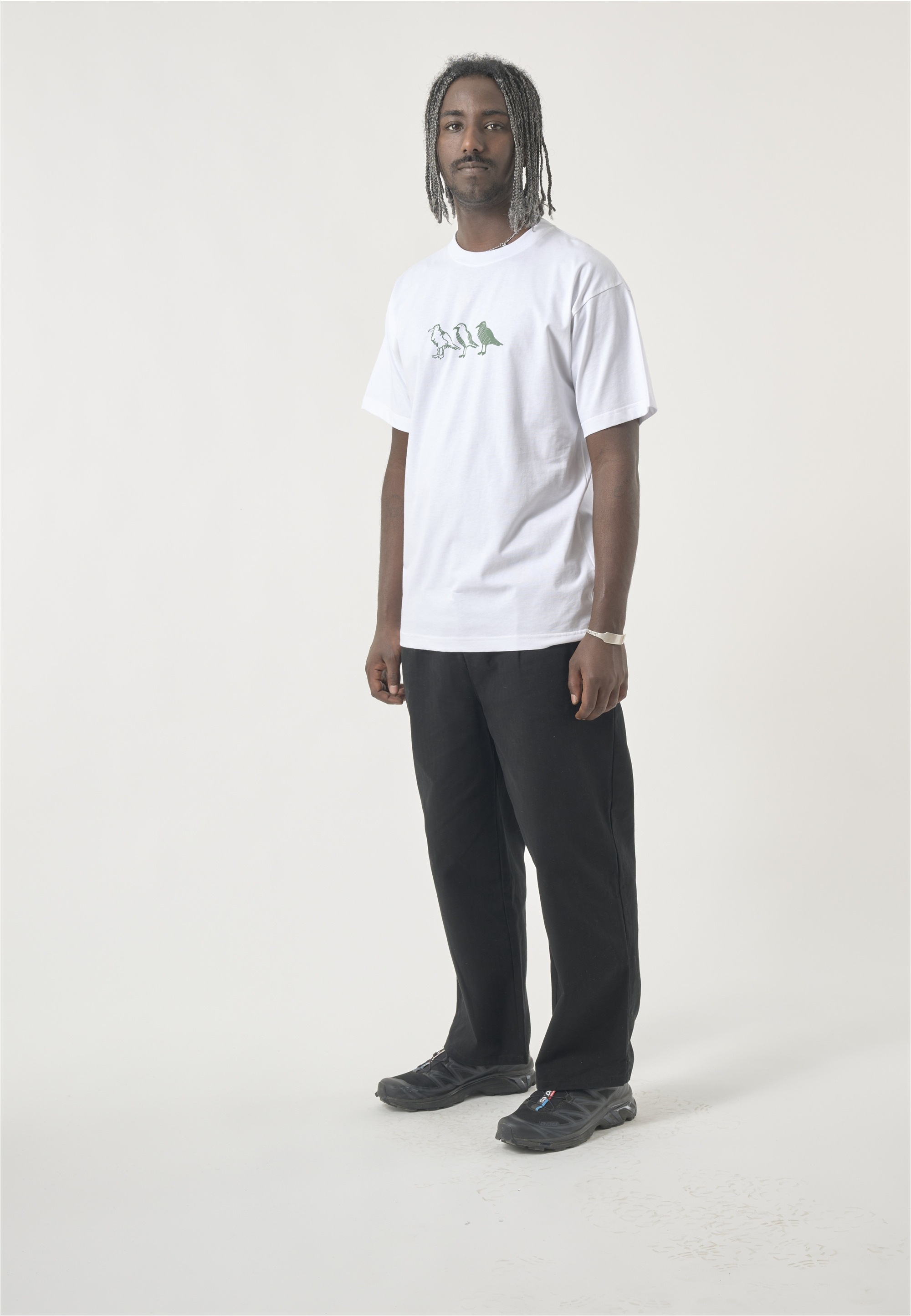 Cleptomanicx T-Shirt »Classic Tee Scribble Gull«, in locker geschnittener Form