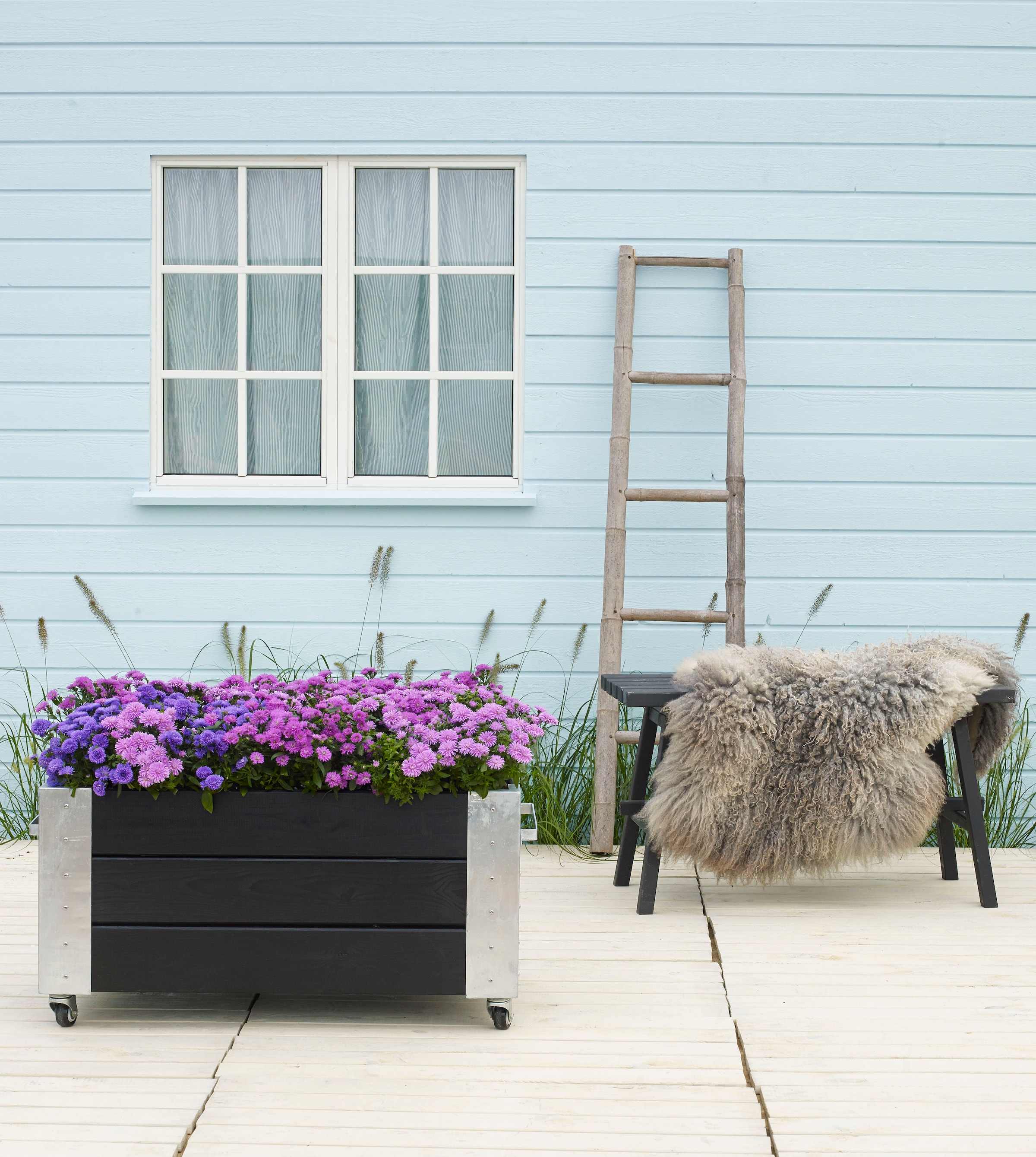 PLUS Blumenkasten »Cubic« BxTxH: 50x87x45 cm