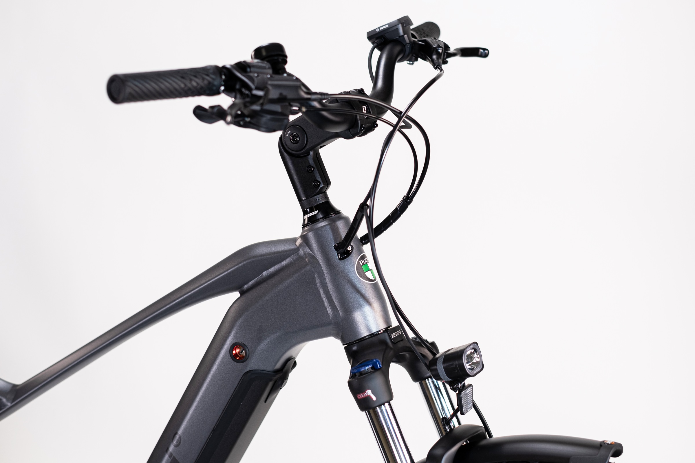 PUCH »PUCH C6.5 SUV / BOSCH 500 Wh 29" grau 10 Gänge« 10 Gang Shimano DEORE RDM-6000 Schaltwerk Kettenschaltung Mittelmotor 250 W BOSCH PERFORMANCE LINE CX 36 V/250 W