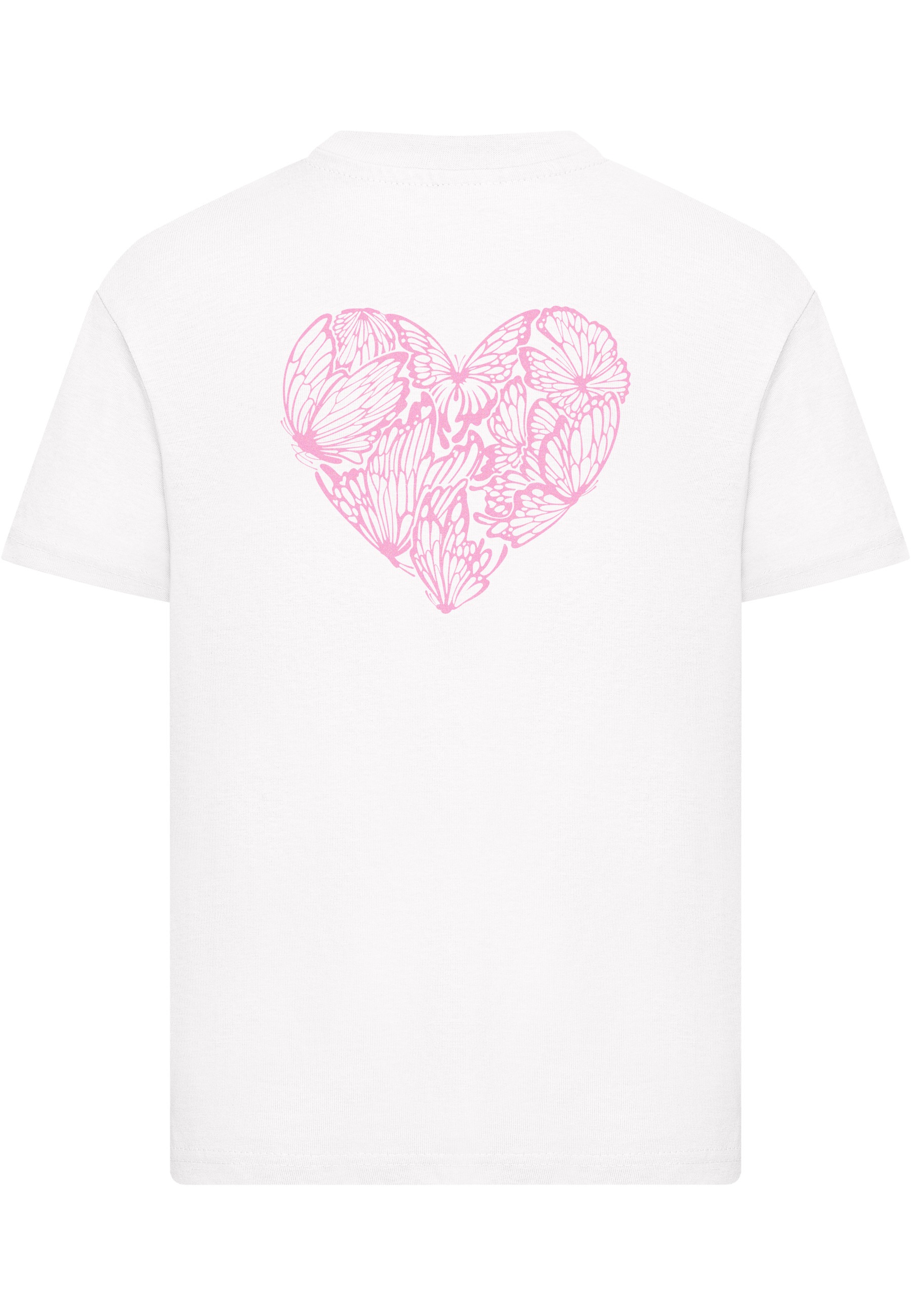 MisterTee T-Shirt »MisterTee Kids Butterfly Heart Tee« 1