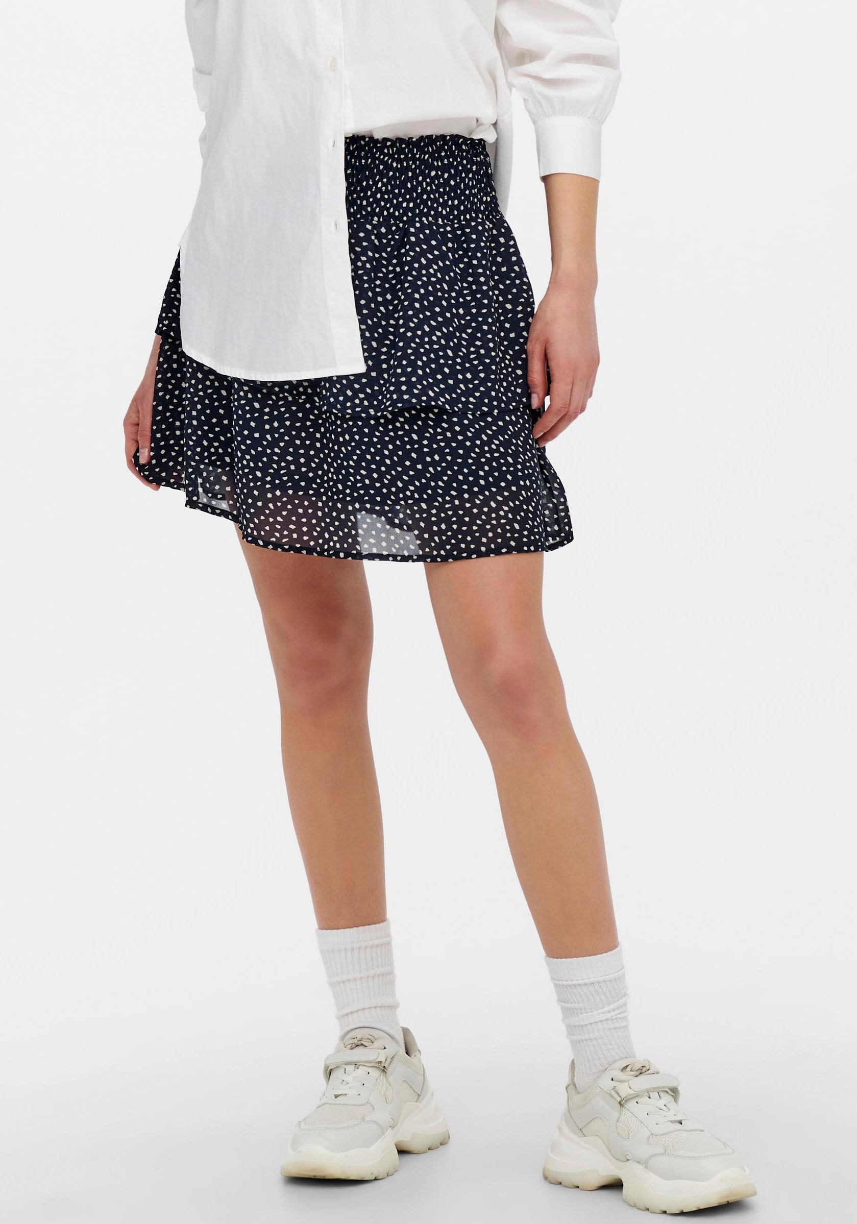 ONLY Minirock "ONLANN STAR LAYERED SMOCK SKIRT"