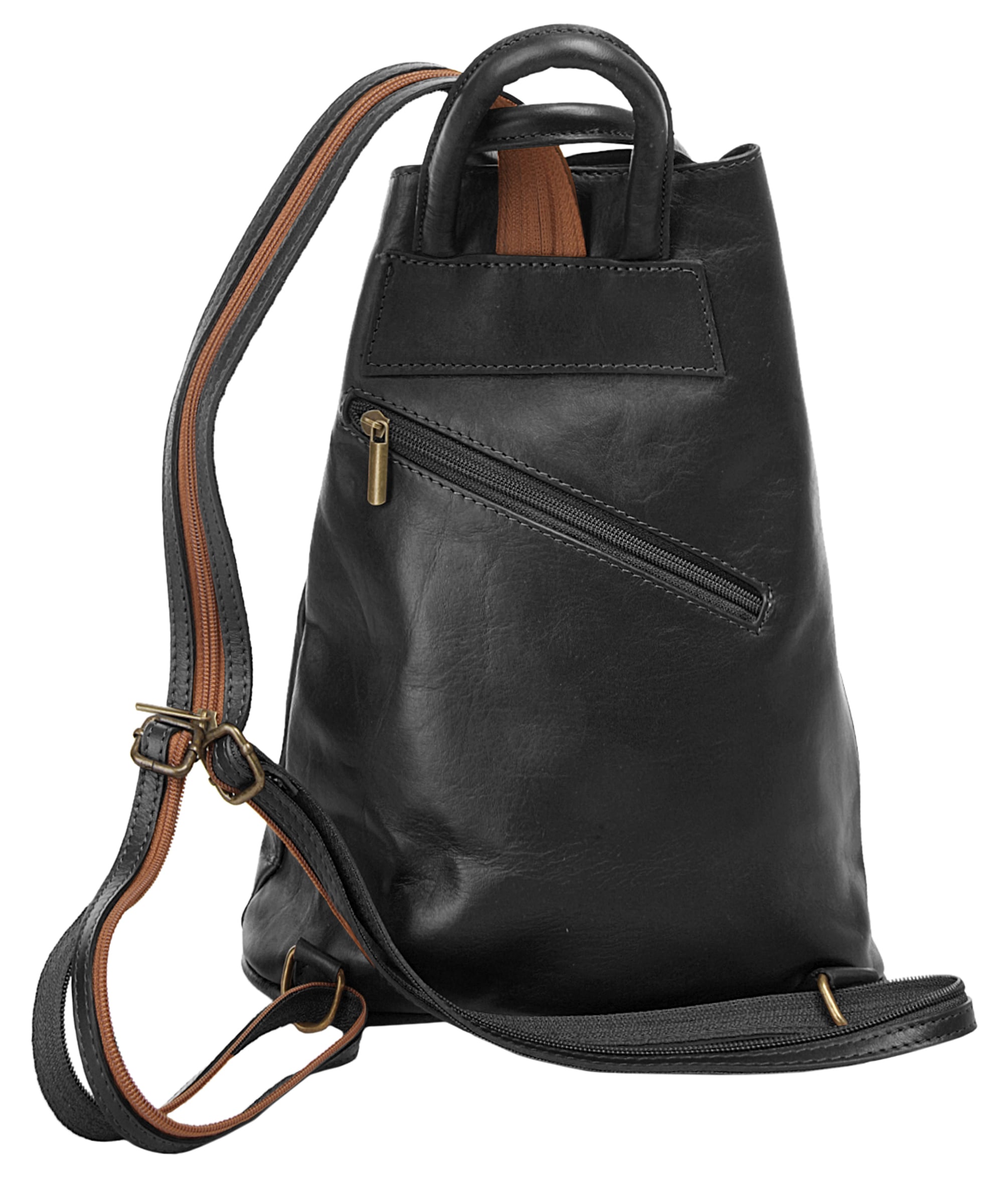 Samantha Look Cityrucksack, echt Leder, Made in Italy