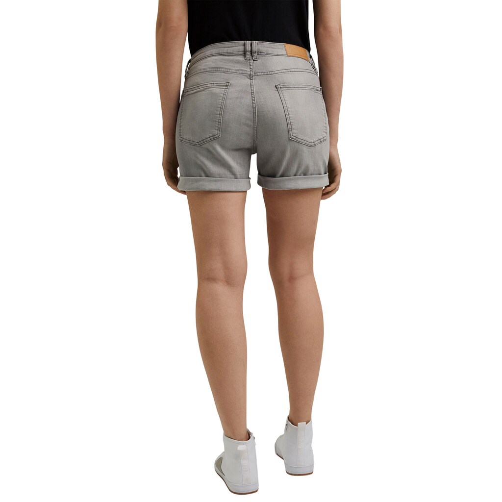 Damenmode Hosen edc by Esprit Shorts, mit individuell krempelbarem Saum grey-medium