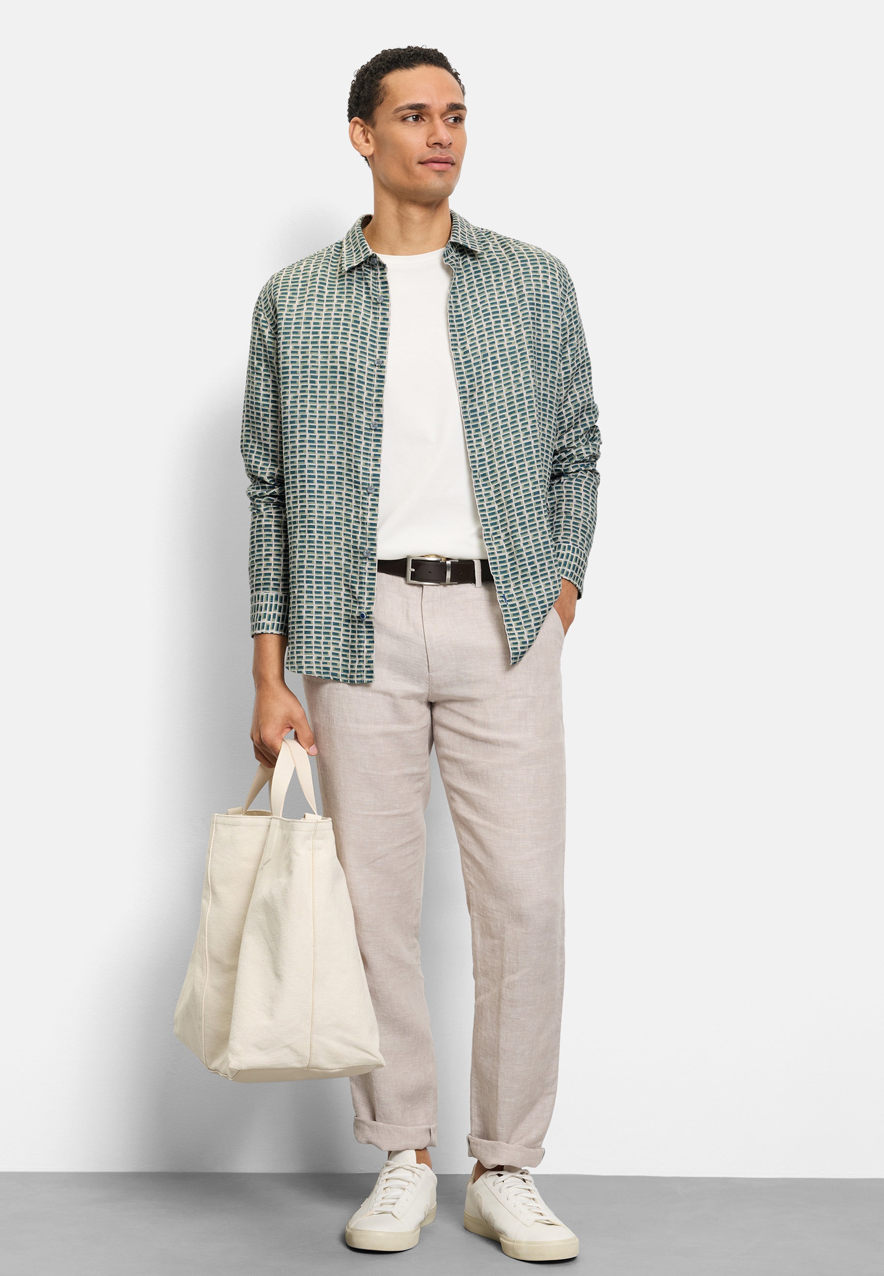 OLYMP Langarmhemd »OLYMP Casual, regular fit, Kent«