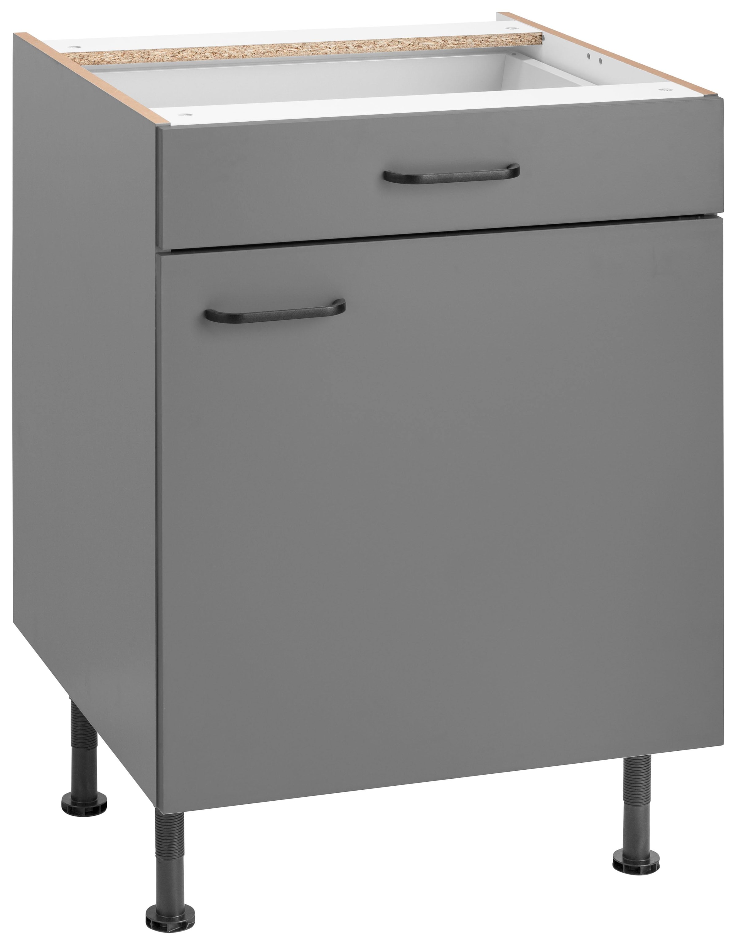 OPTIFIT Unterschrank "Elga", mit Soft-Close-Funktion, Vollauszug, Metallgriffen, Breite 60 cm