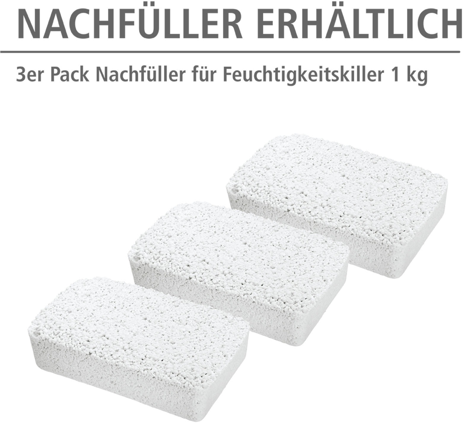 WENKO Luftentfeuchter »Grau 1 KG« für 80 m³ Räume