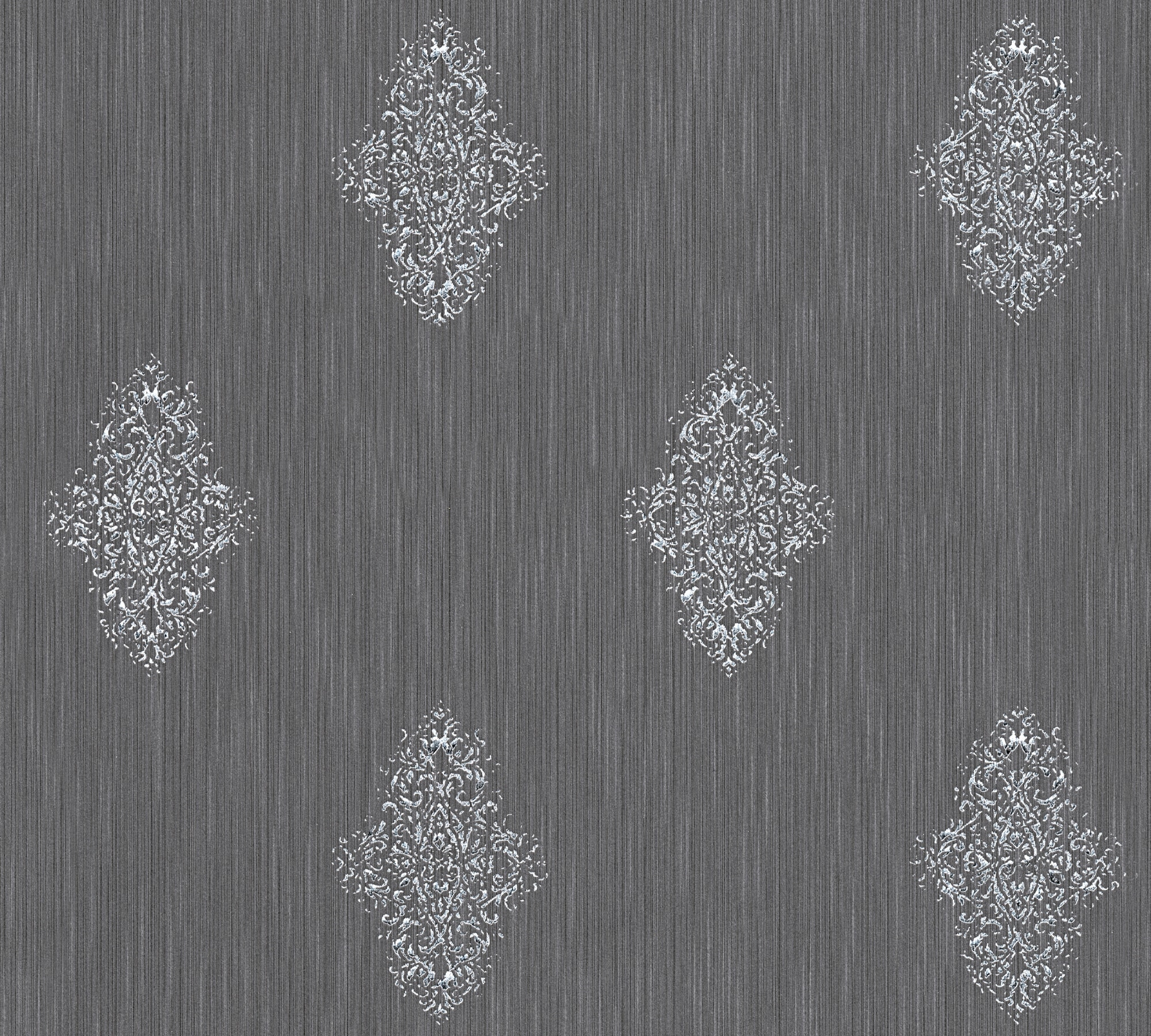 Textiltapete »Luxury wallpaper«, Barock, Textil Tapete Barock Metallic Effekt