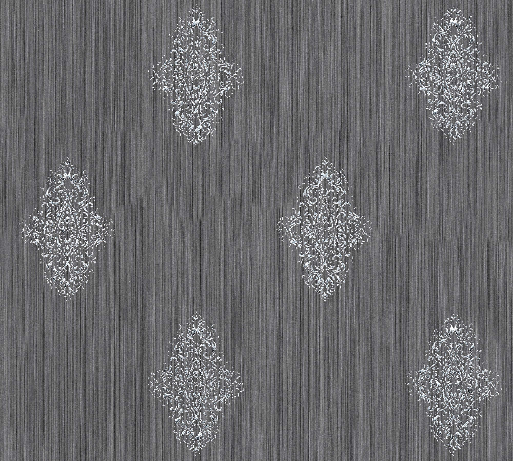 Architects Paper Textiltapete "Luxury wallpaper" Barock gemustert ornamental leicht strukturiert Textil Tapete Barock Metallic Effekt Tapeten Wohnzimmer Schlafzimmer