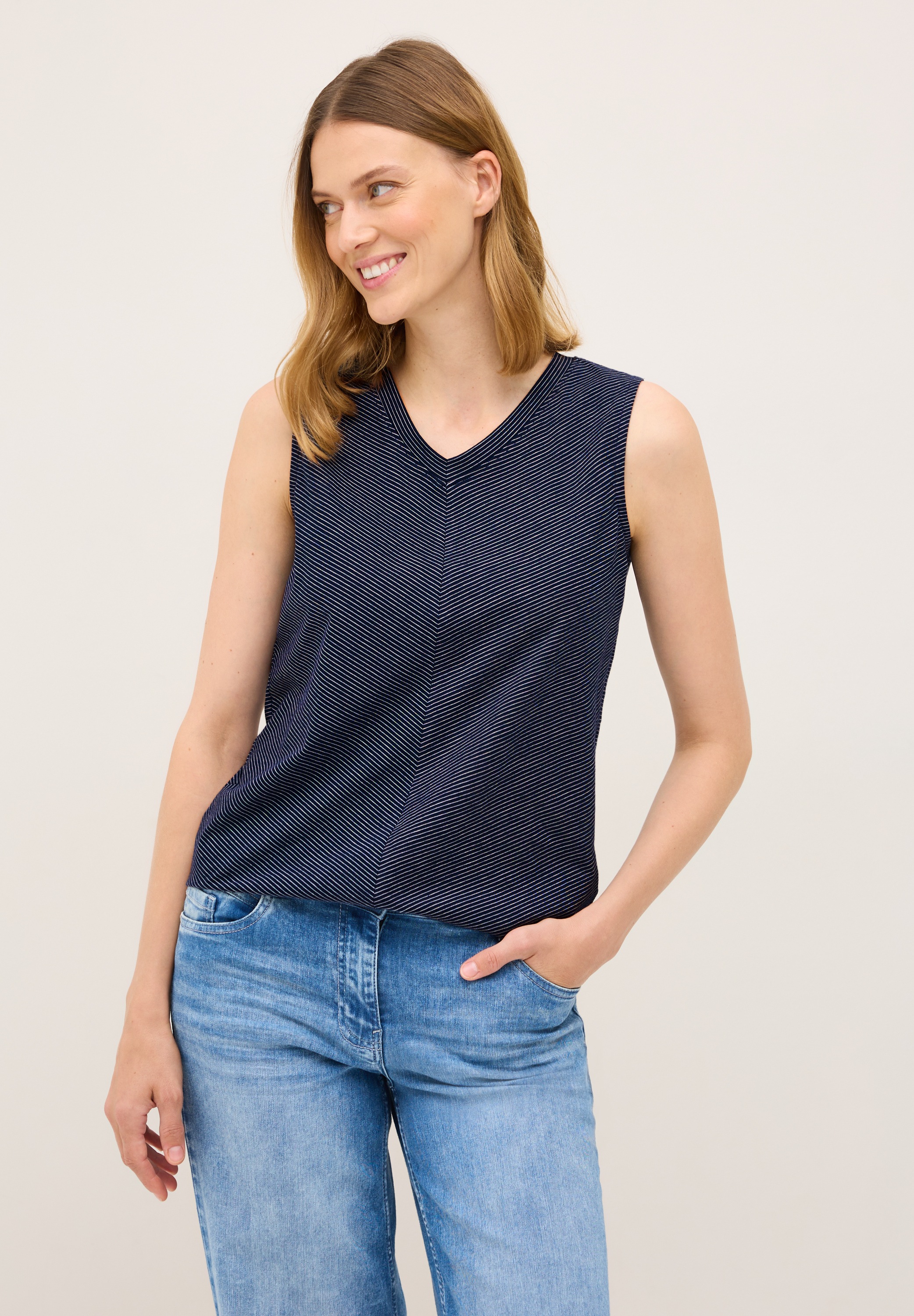Cecil Tanktop, aus reiner Baumwolle günstig online kaufen